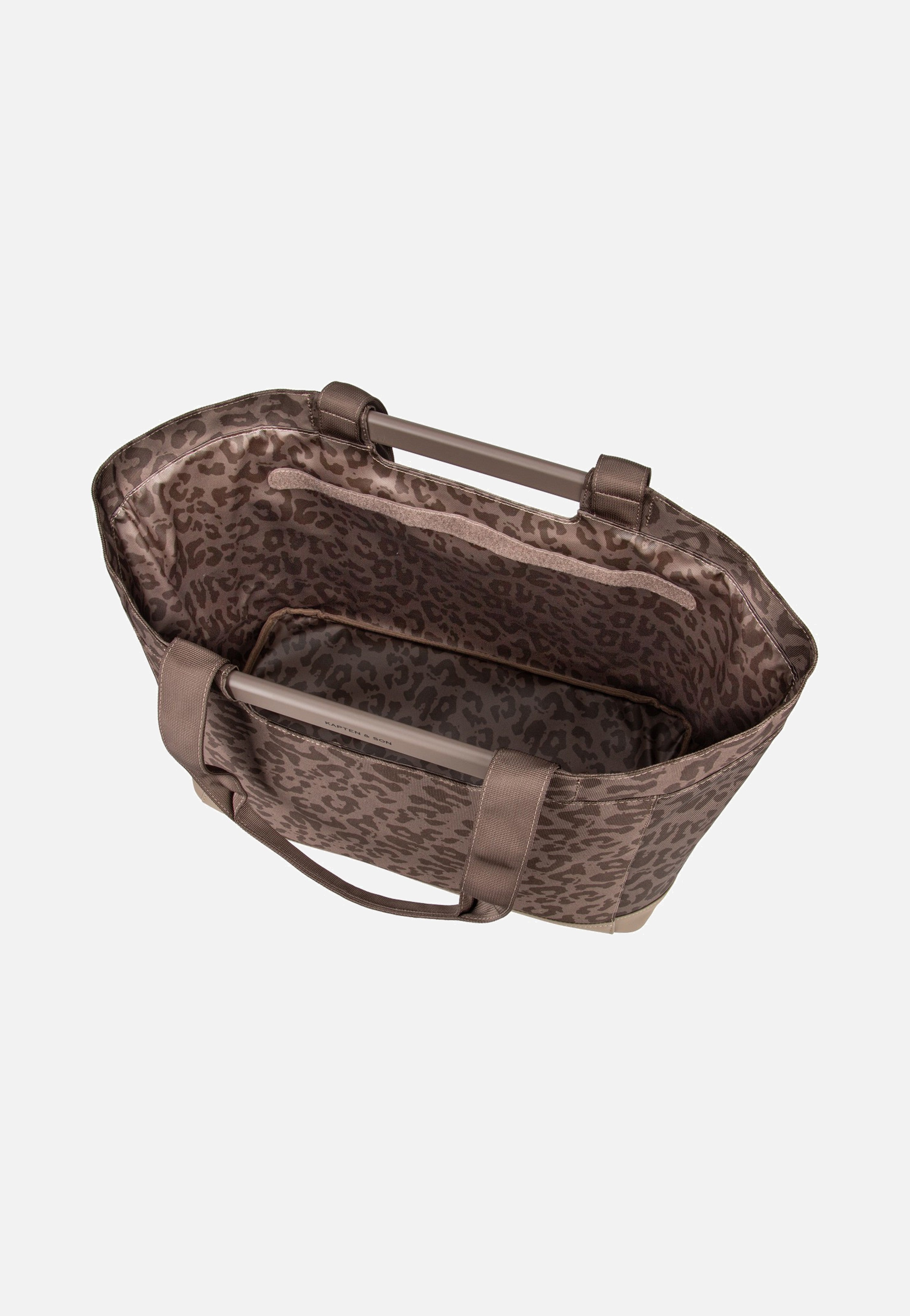 Kapten & Son - Vaasa Shopping Basket Leo dark brown - Shopping Basket | Neutral-Image