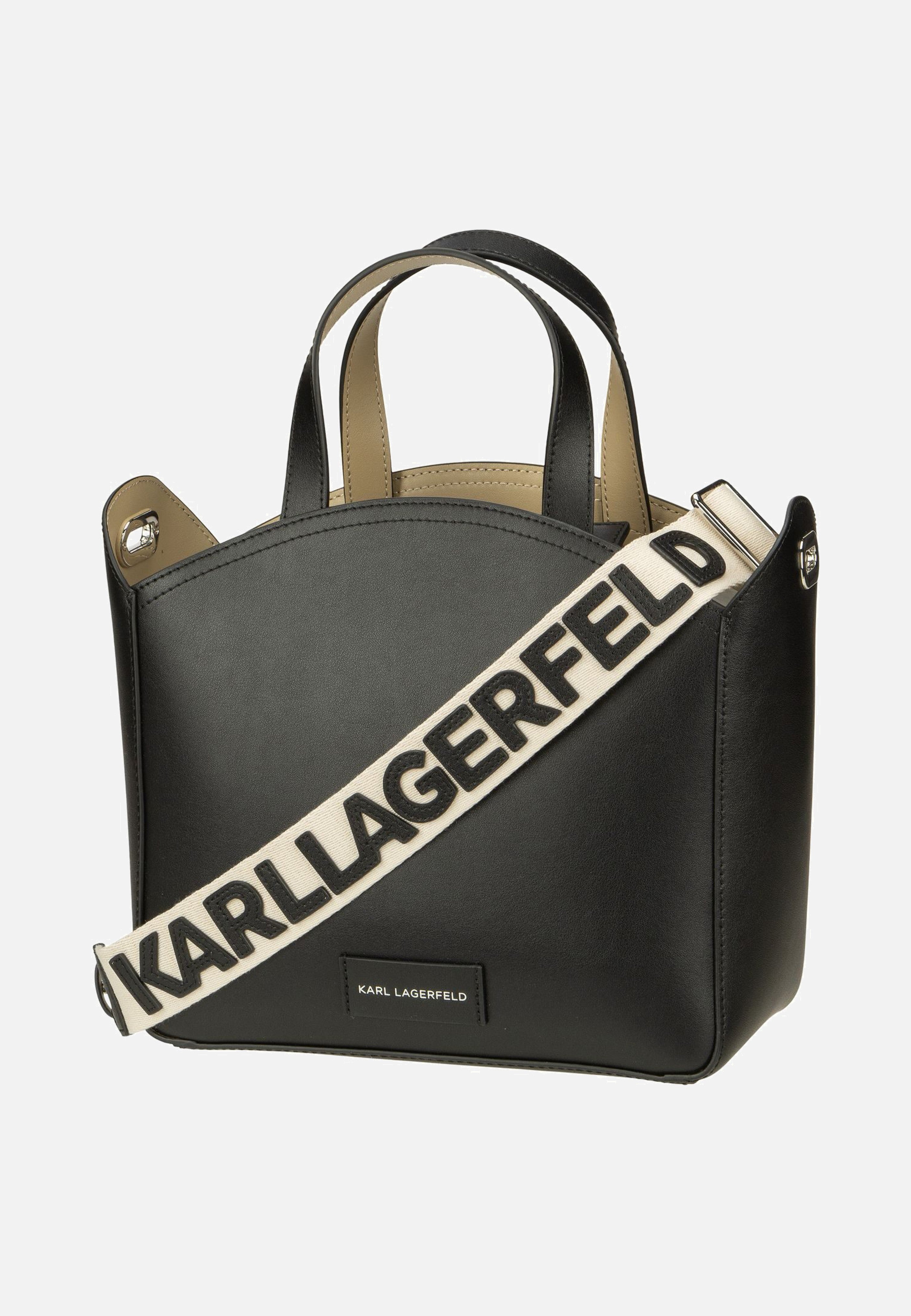 Karl Lagerfeld - K/Circle SM Perforated 30058 Black - Handle Bag | Women-Image