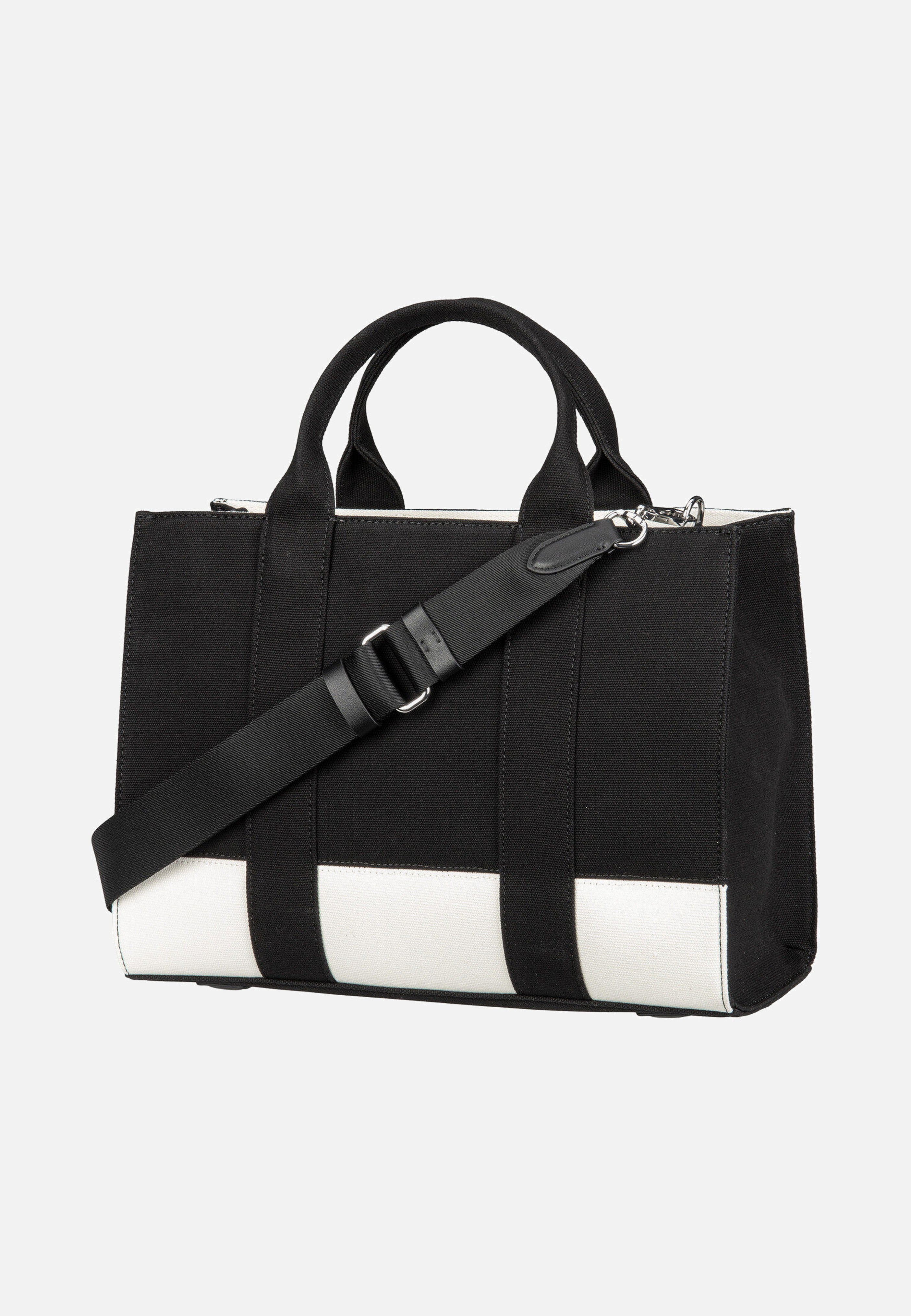 Karl Lagerfeld - K/RSG Square MD Col. Block 50025 Cannoli Cream/Black - Tote Bag | Women-Image