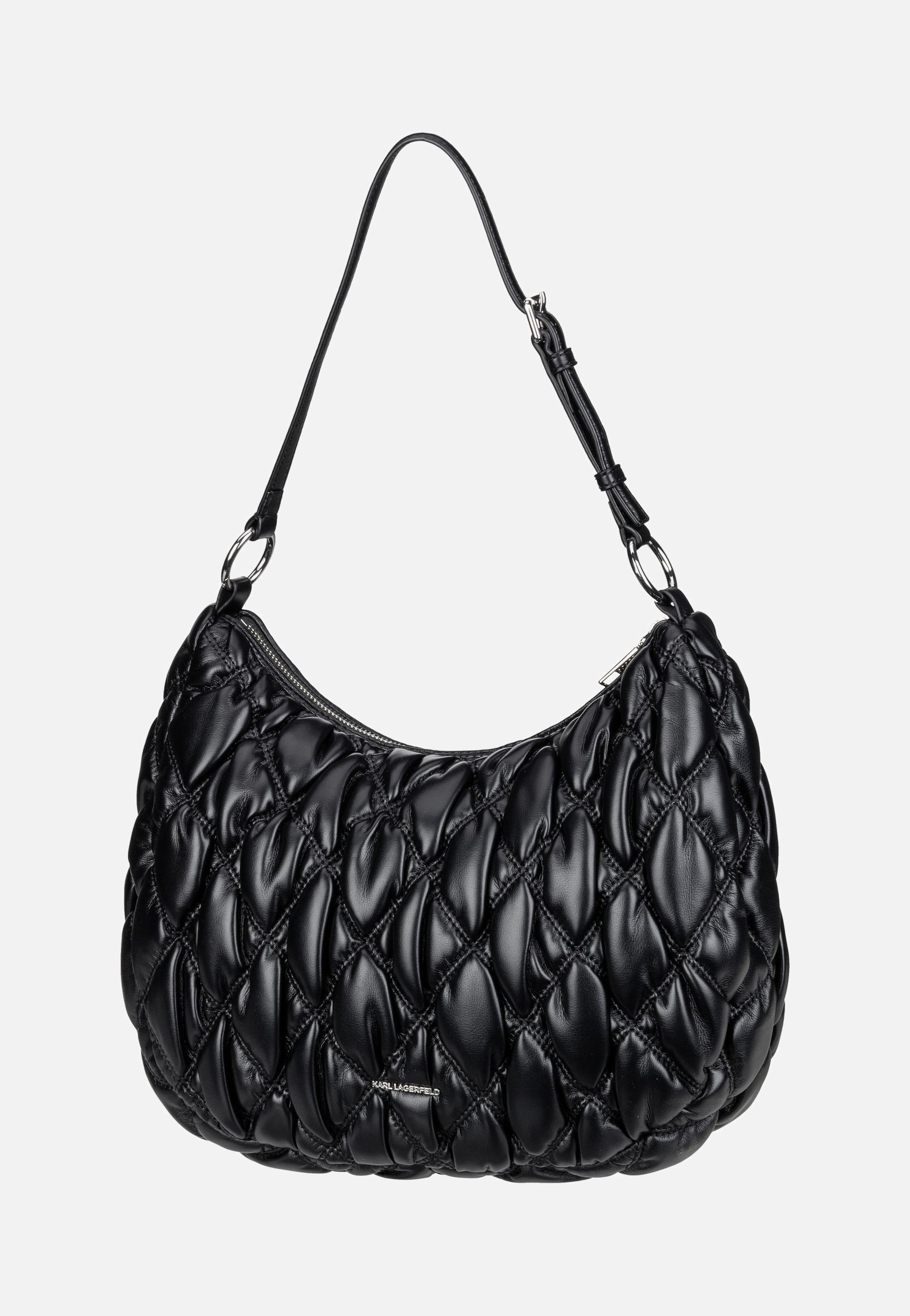 Karl Lagerfeld - K/Signature Kuilt 246W3007 Black - Hobo Bag | Women-Image