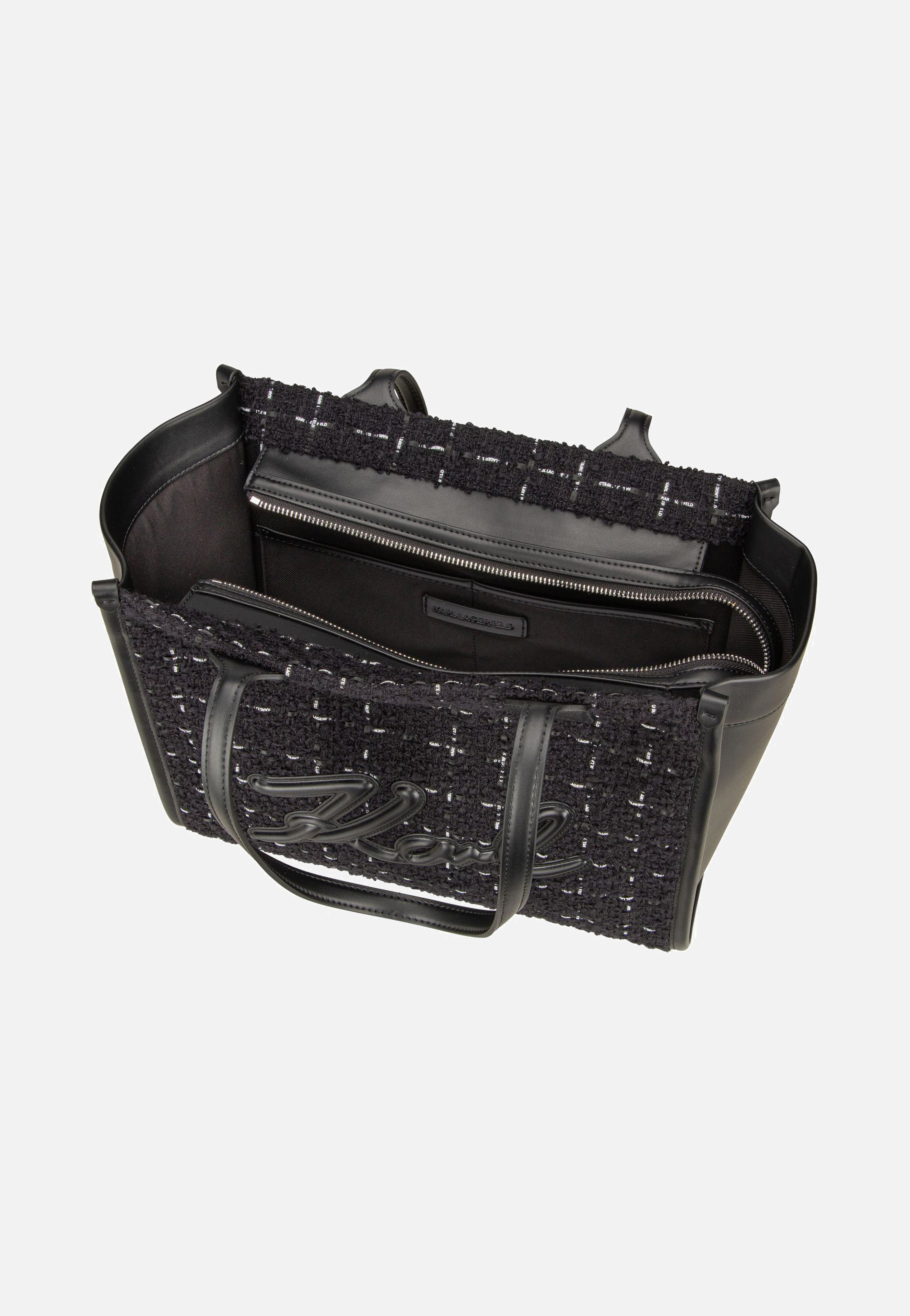 Karl Lagerfeld - K/Skuare MD Tote Bouclé KL Bouclé Bw - Shopper | Women-Image