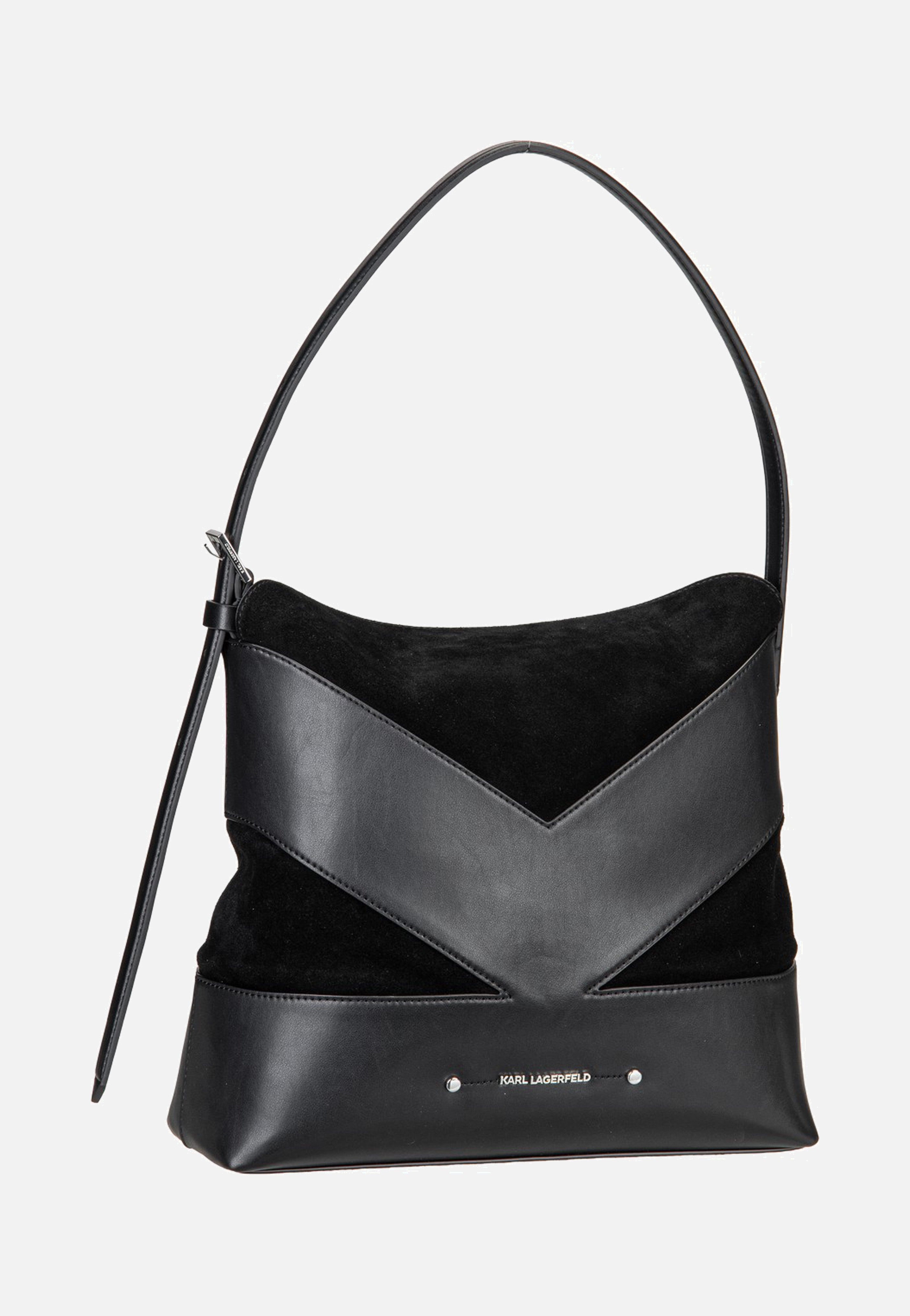 Karl Lagerfeld K/Koncept Hobo Black-Nickel Hobo Bag