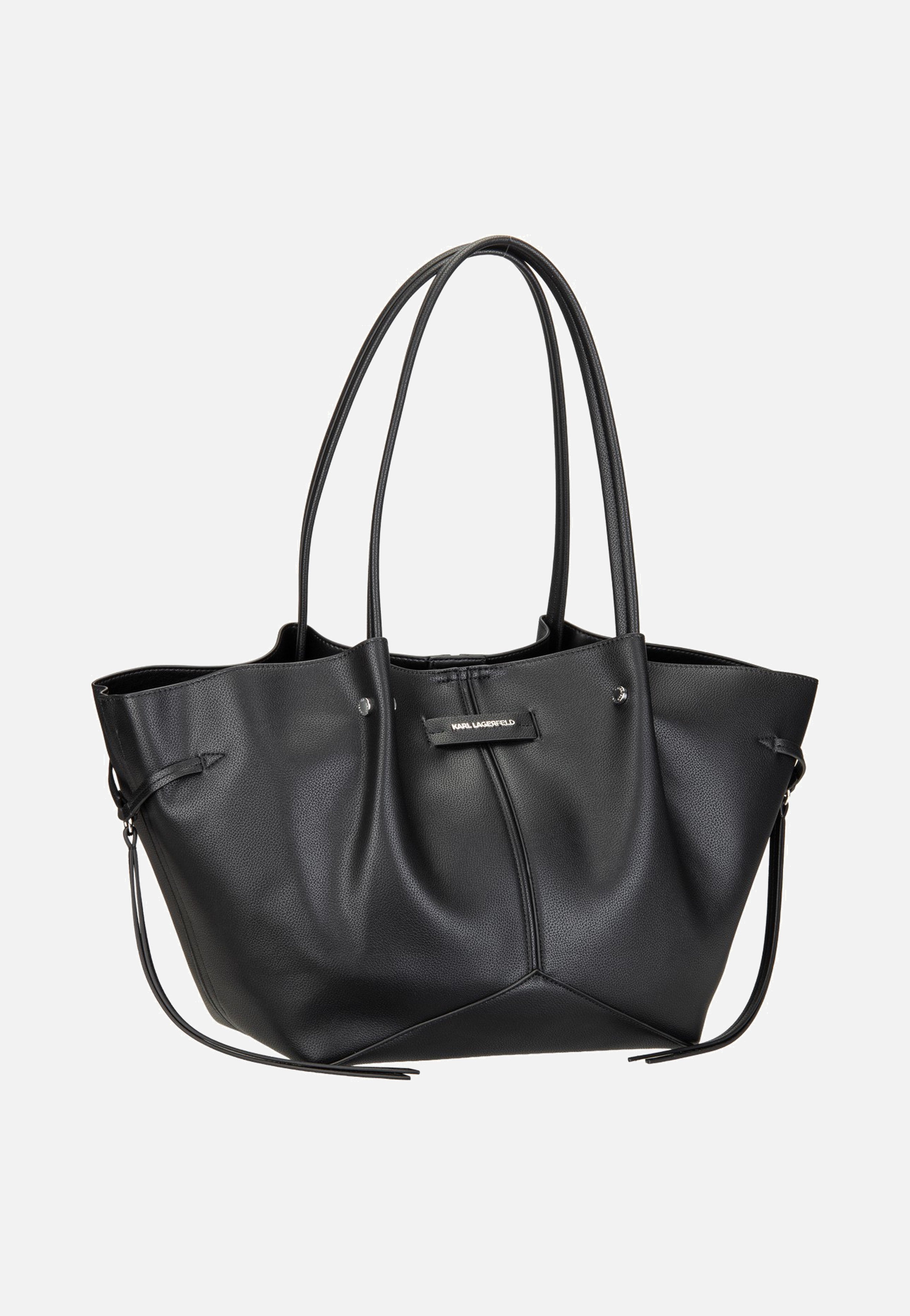 Karl Lagerfeld K/Pierced MD Tote Black-Nickel Shopper