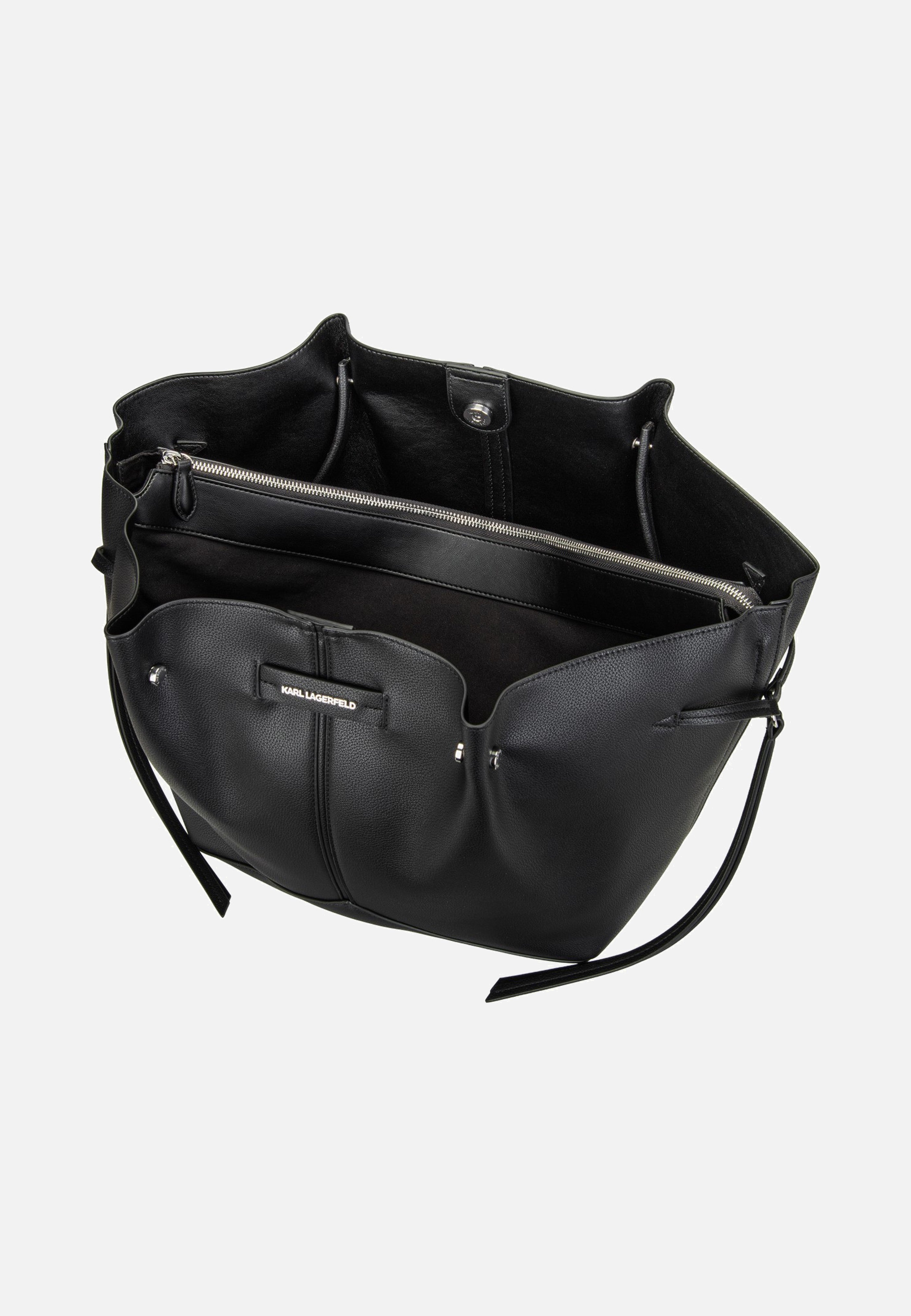 Karl Lagerfeld K/Pierced MD Tote Black-Nickel Shopper