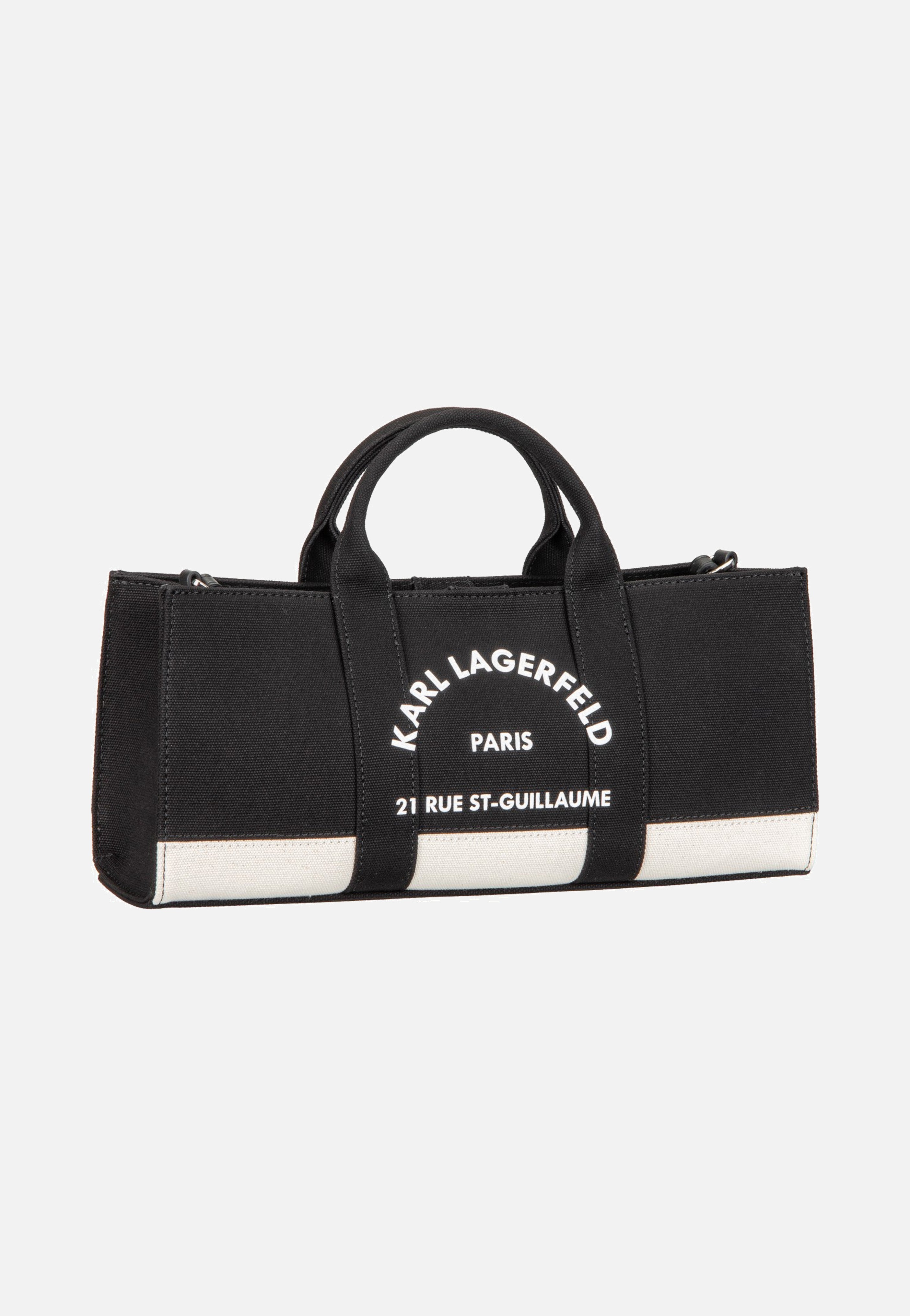 Karl Lagerfeld K/RSG E/W Magazine Tote White/Black Tote Bag