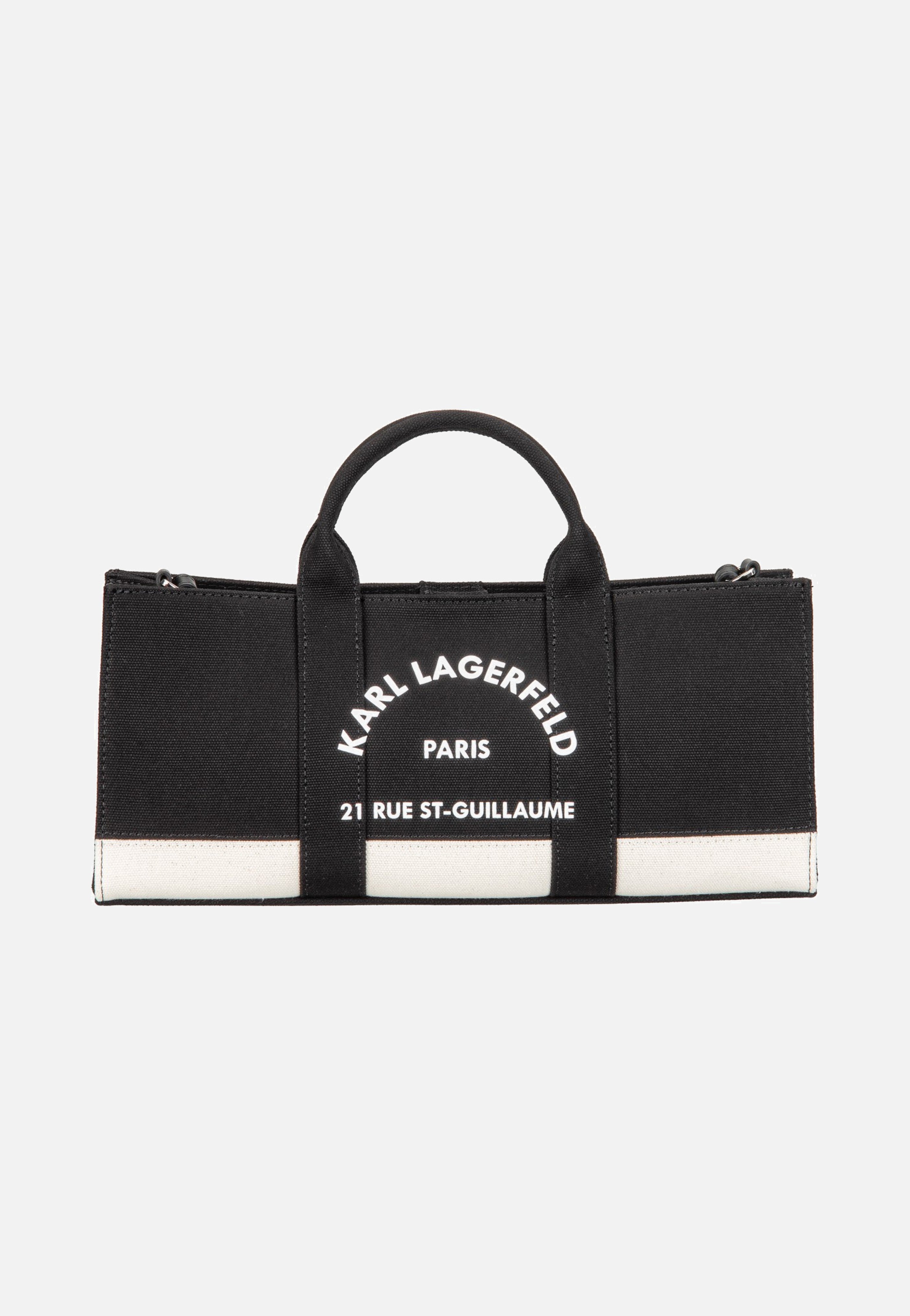 Karl Lagerfeld K/RSG E/W Magazine Tote White/Black Tote Bag