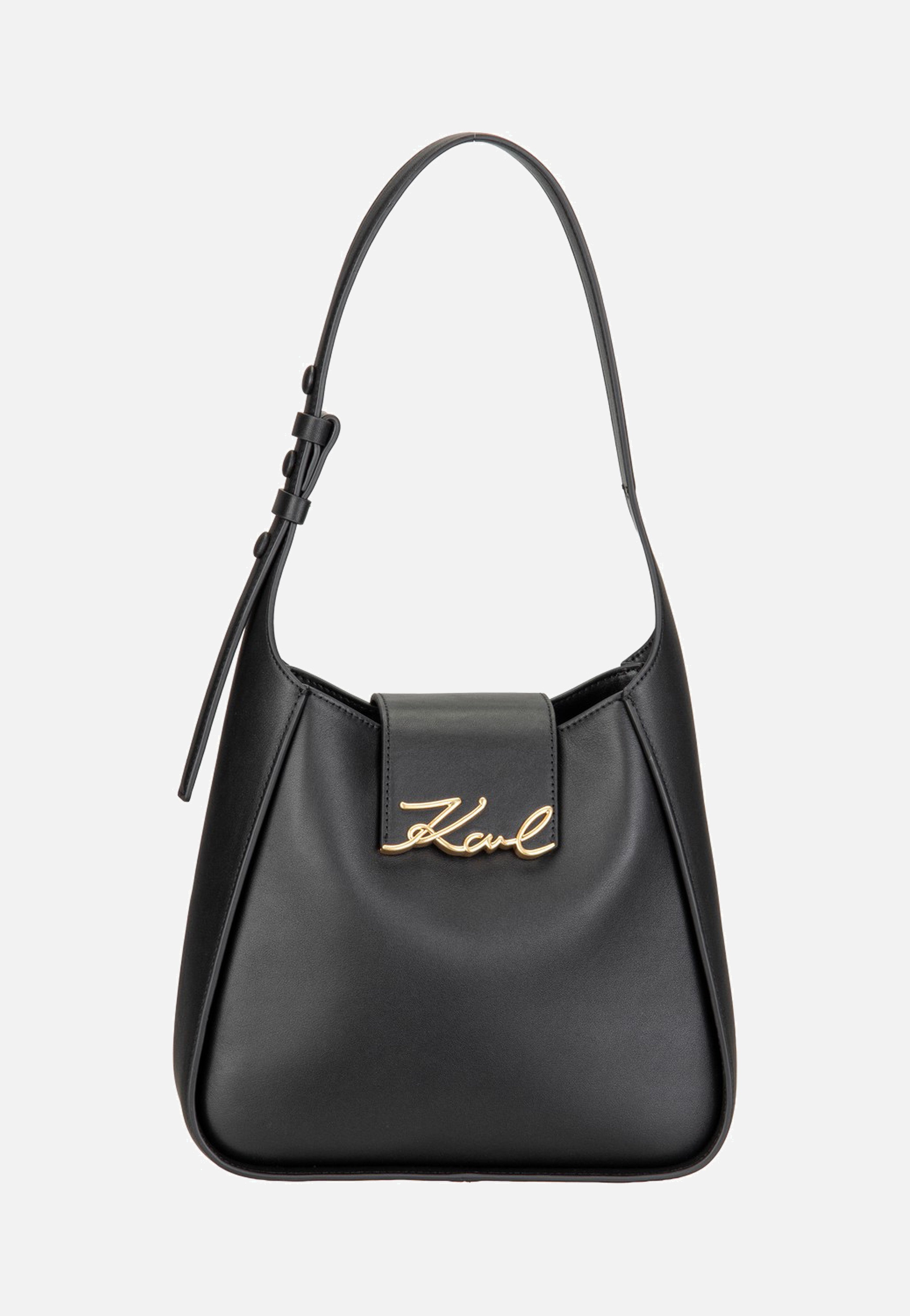 Karl Lagerfeld K/Signature Hobo Black Hobo Bag