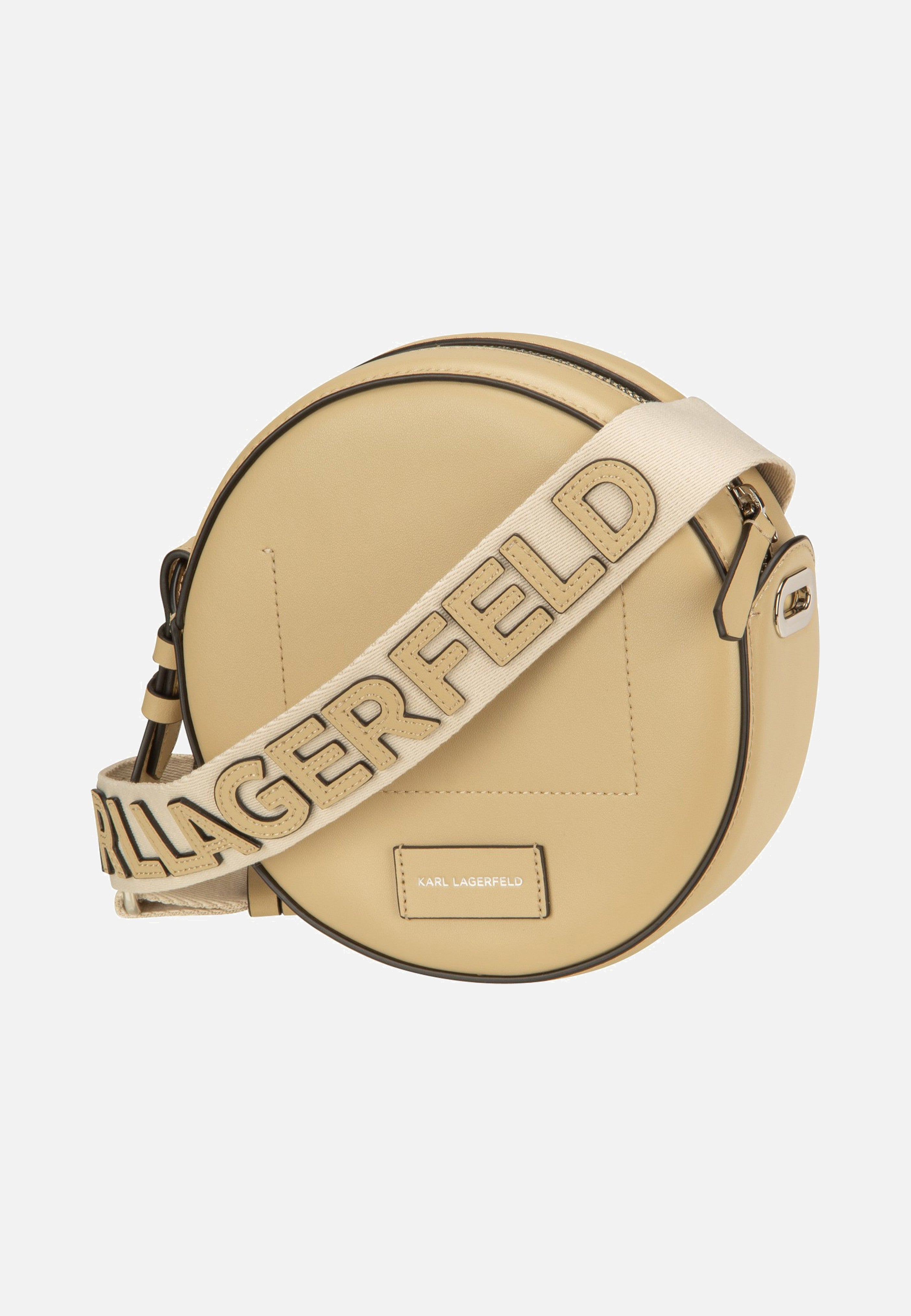 Karl Lagerfeld - K/Circle Round CB Perforated Safari - Crossbody Bag | Neutral-Image