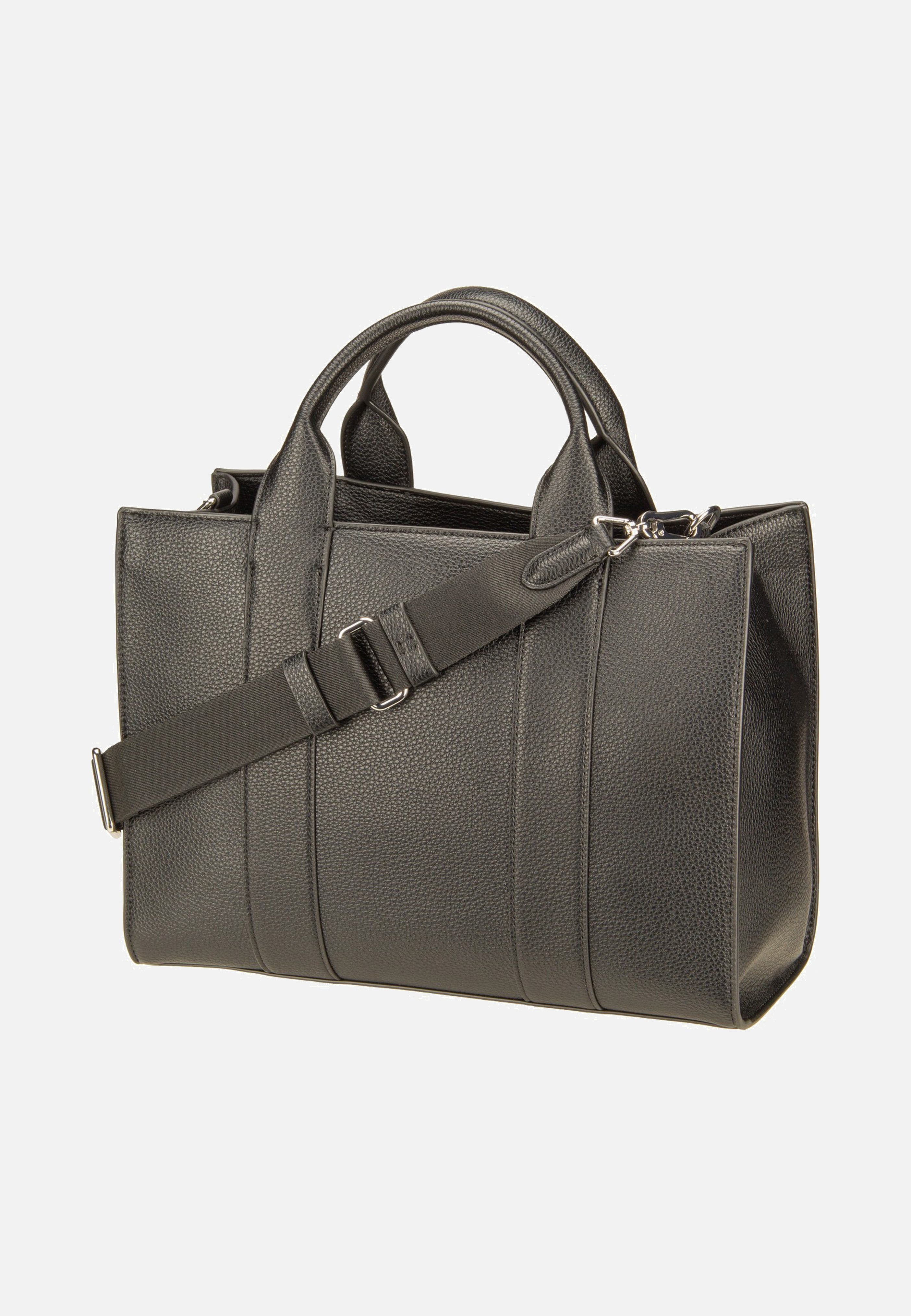 Karl Lagerfeld - K/RSG MD Square Tote Peb Emb Black - Tote Bag | Neutral-Image