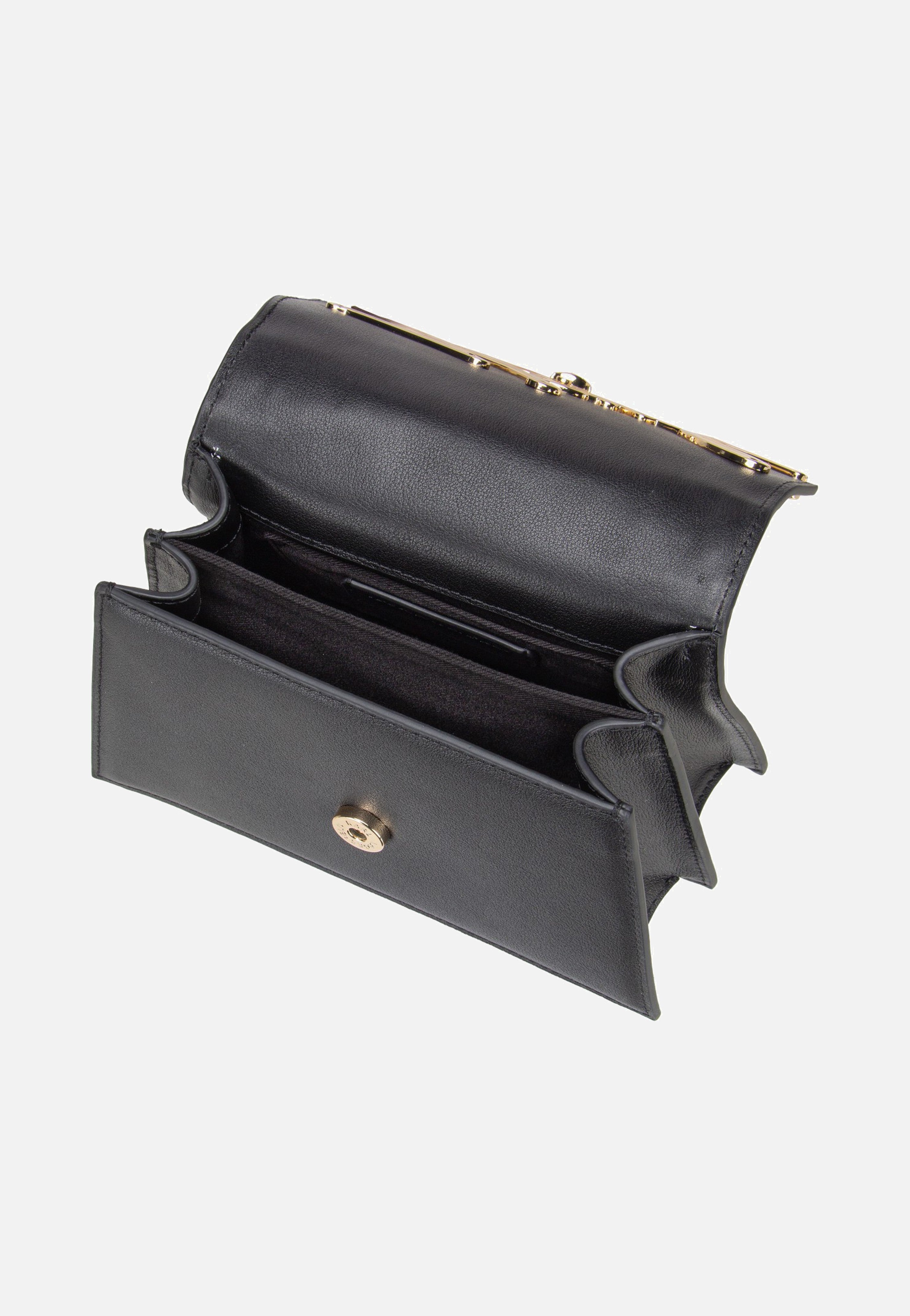 Karl Lagerfeld K/Signature 2.0 SM Black/Gold Handle Bag