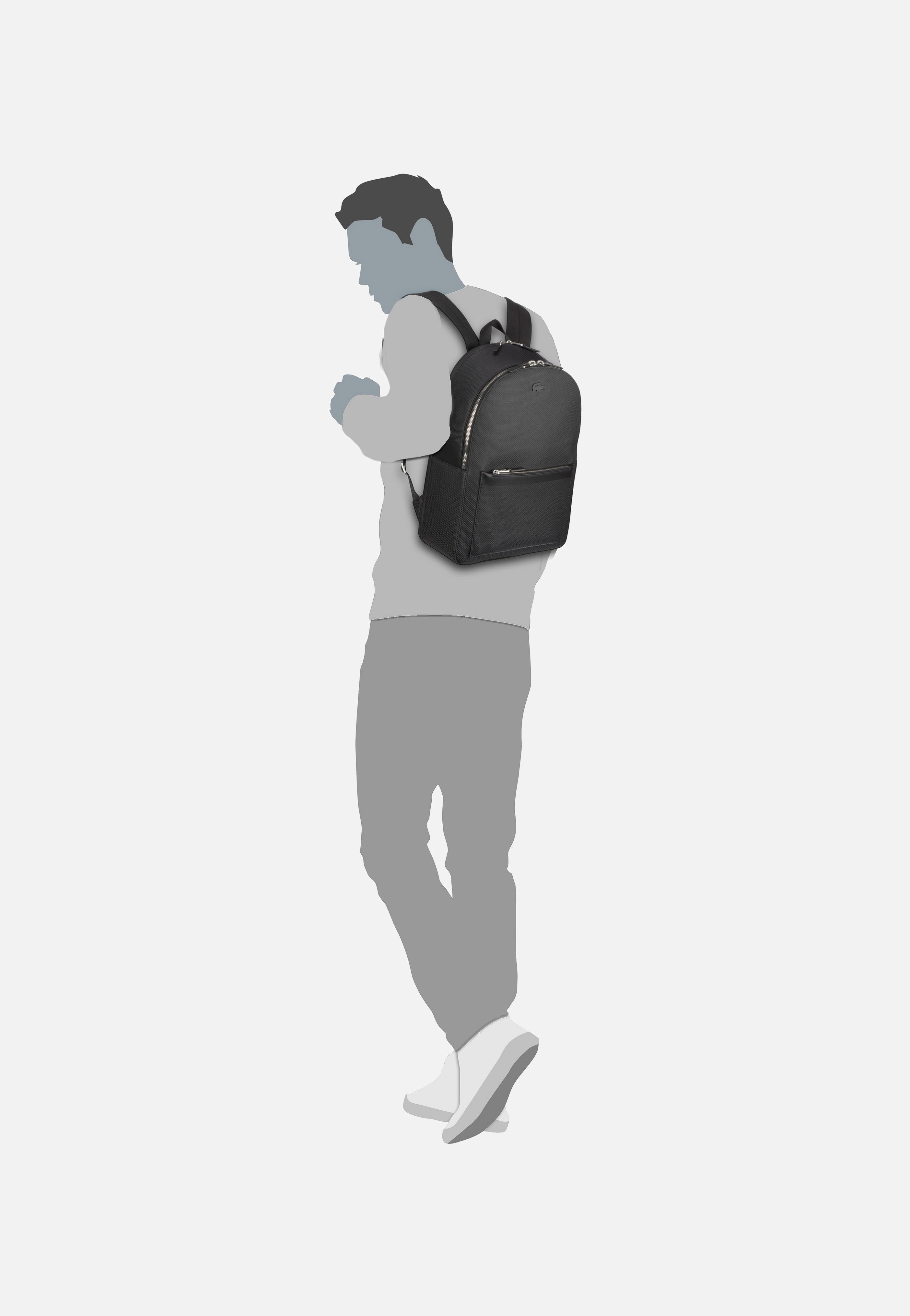 Lacoste - Chantaco 3269 Black - Backpack | Men-Image