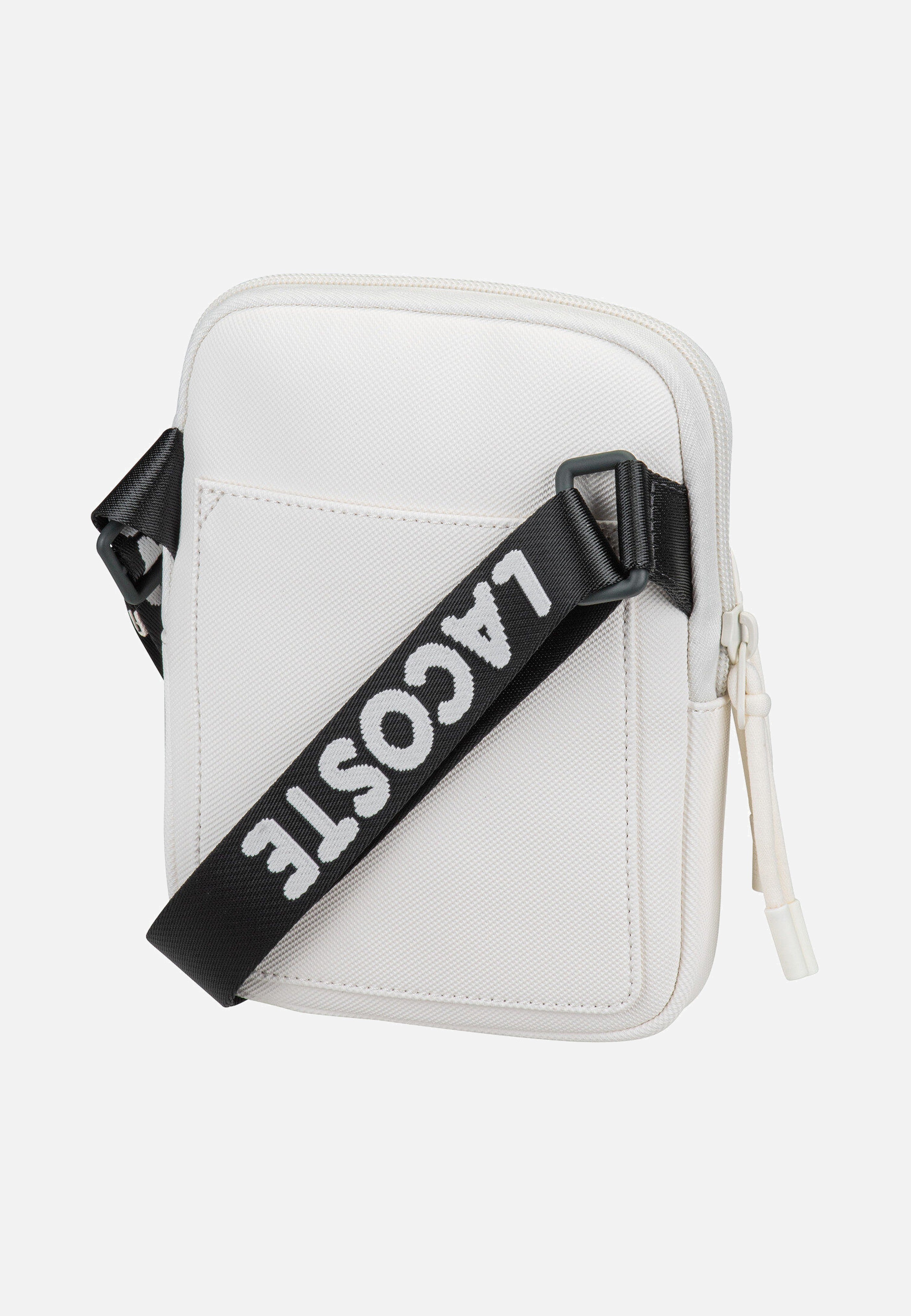 Lacoste - LCST Seasonal NH4679TX Jacquard Webbing Farine - Shoulder Bag | Men-Image