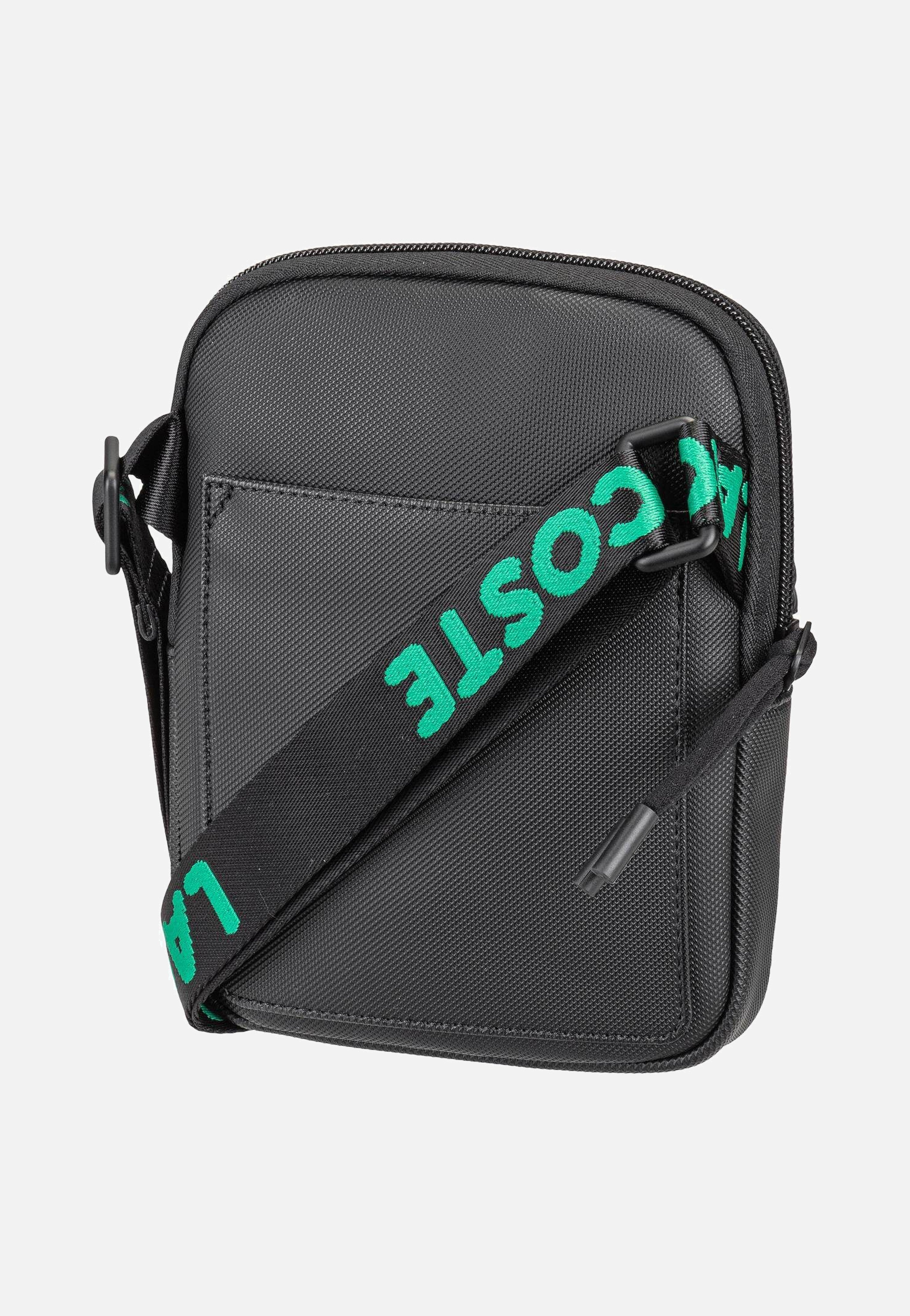 Lacoste - LCST Seasonal NH4679TX Jacquard Webbing Noir - Shoulder Bag | Men-Image