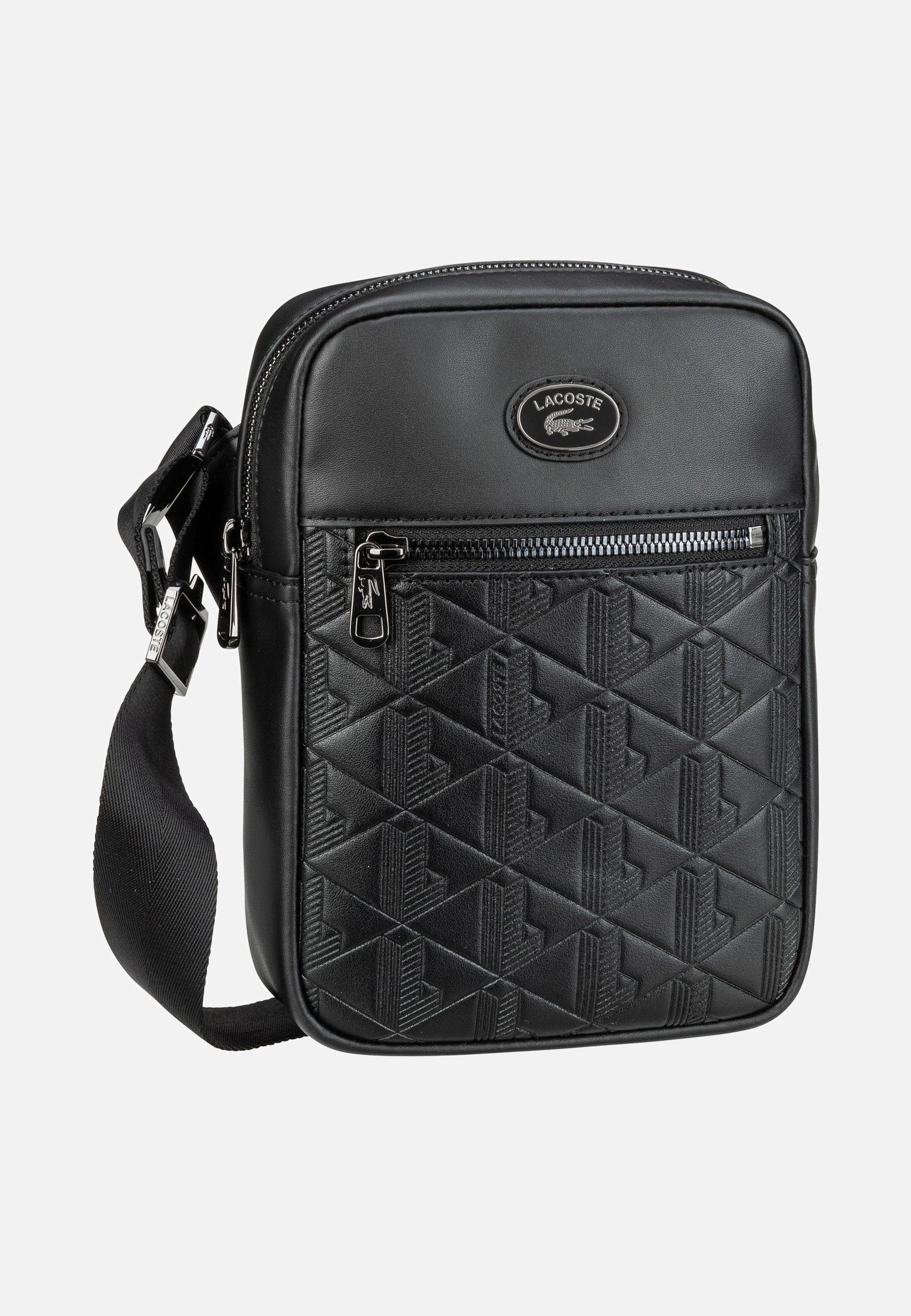 Lacoste - Nomogramme Vertical 4486 Noir - Shoulder Bag | Men-Image