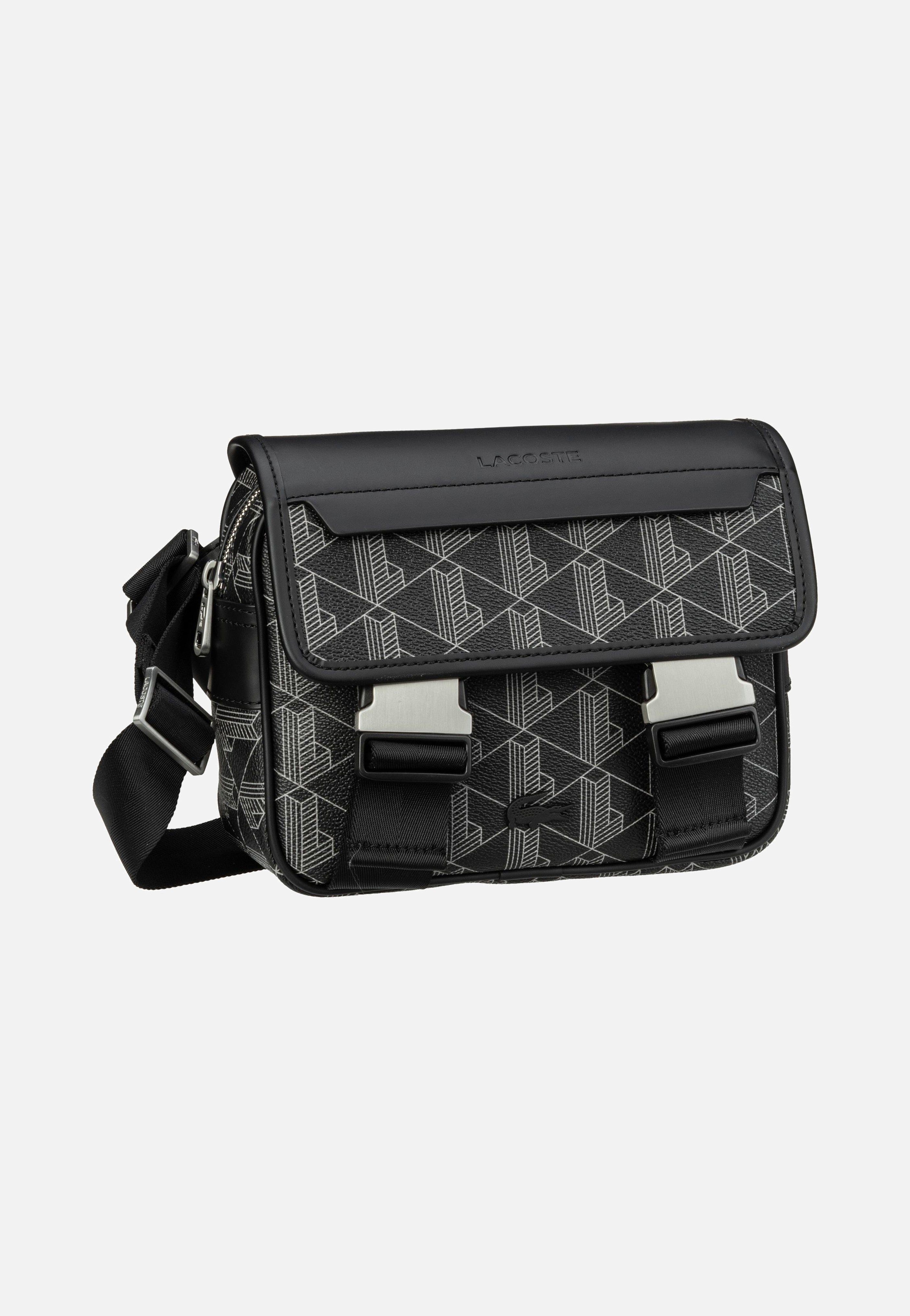 Lacoste - The Blend Bag 3787 Monogramm Noir Gris - Shoulder Bag | Men-Image