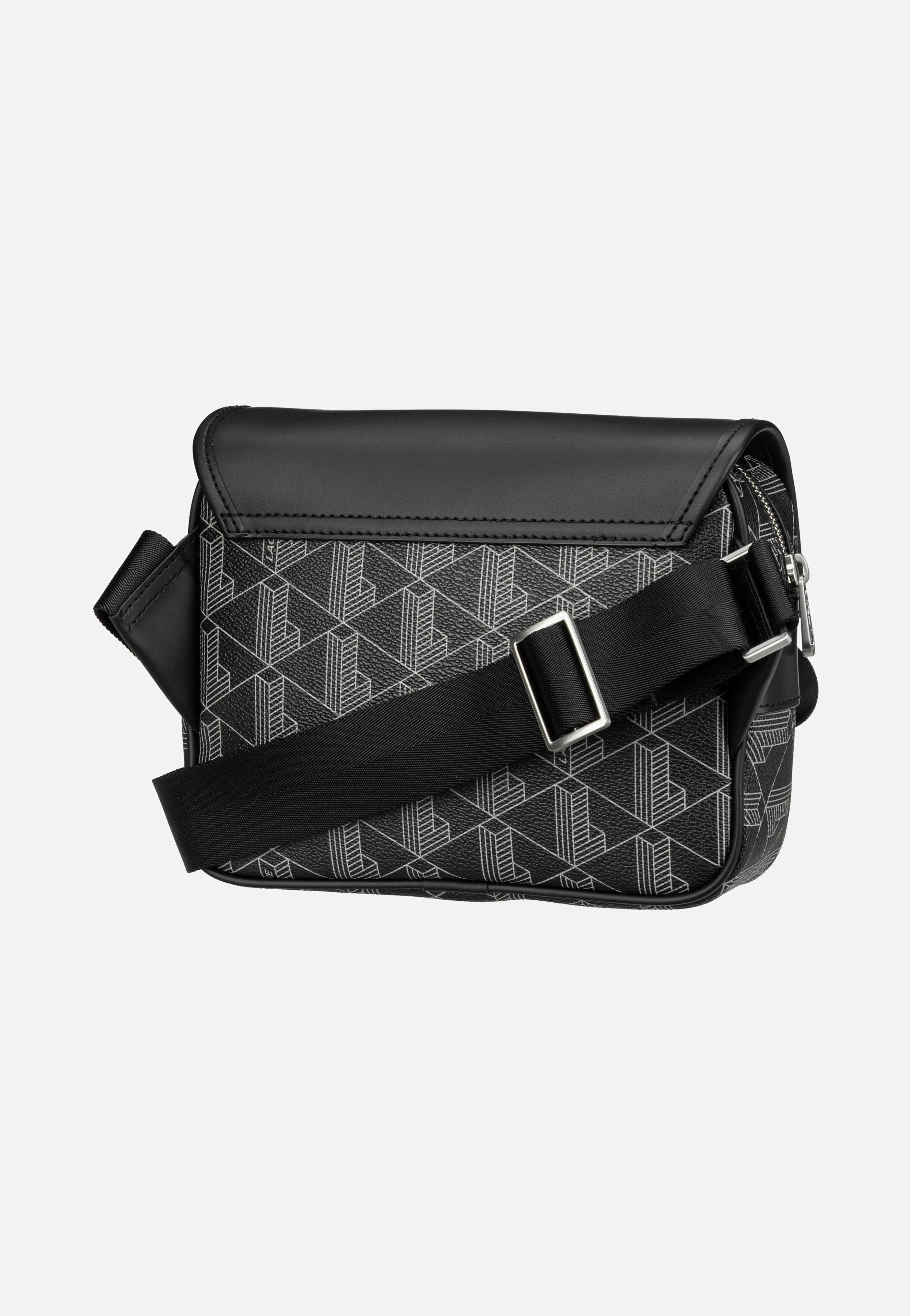 Lacoste - The Blend Bag 3787 Monogramm Noir Gris - Shoulder Bag | Men-Image
