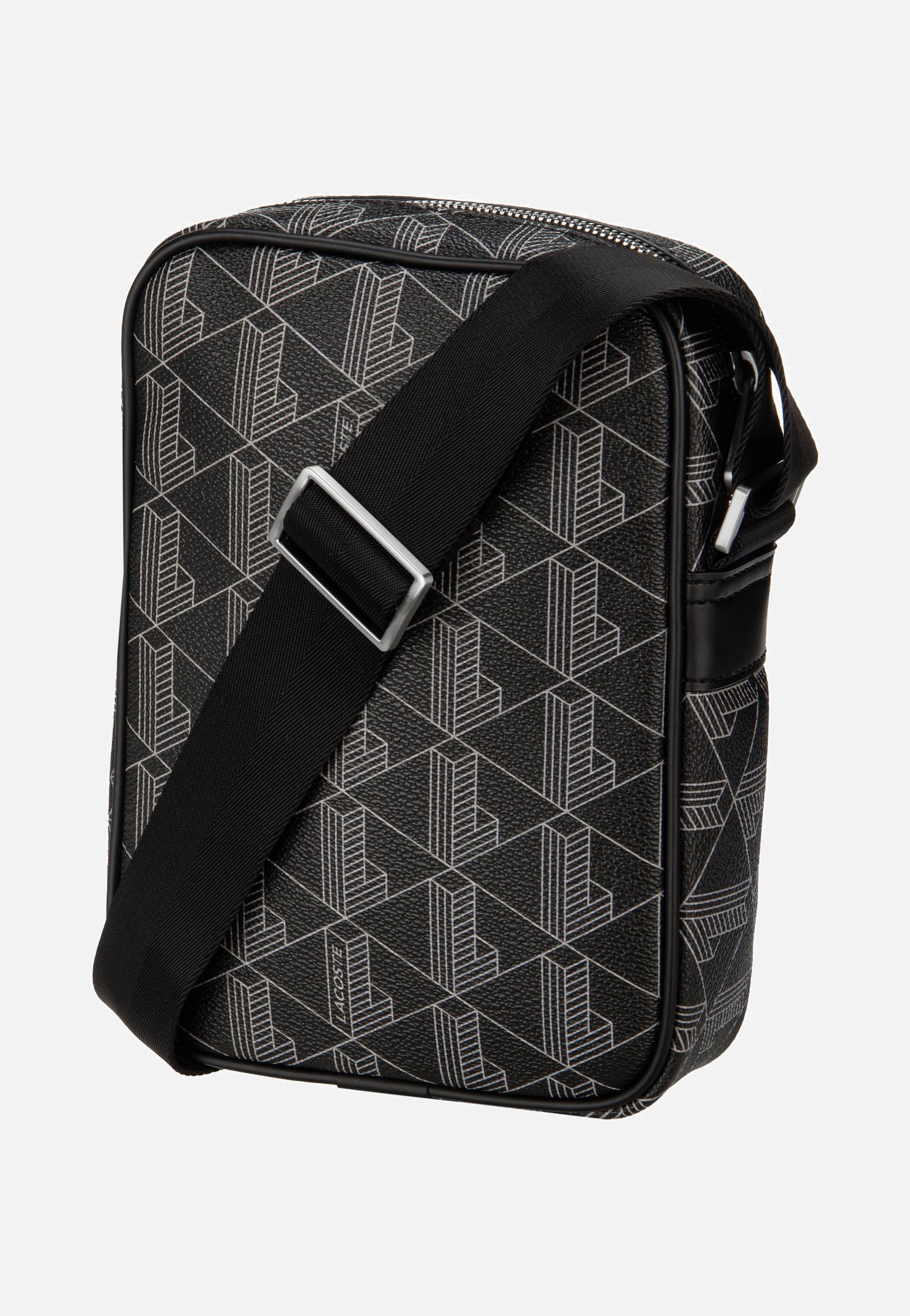 Lacoste - The Blend NH4410LX Monogram Noir Gris - Shoulder Bag | Men-Image