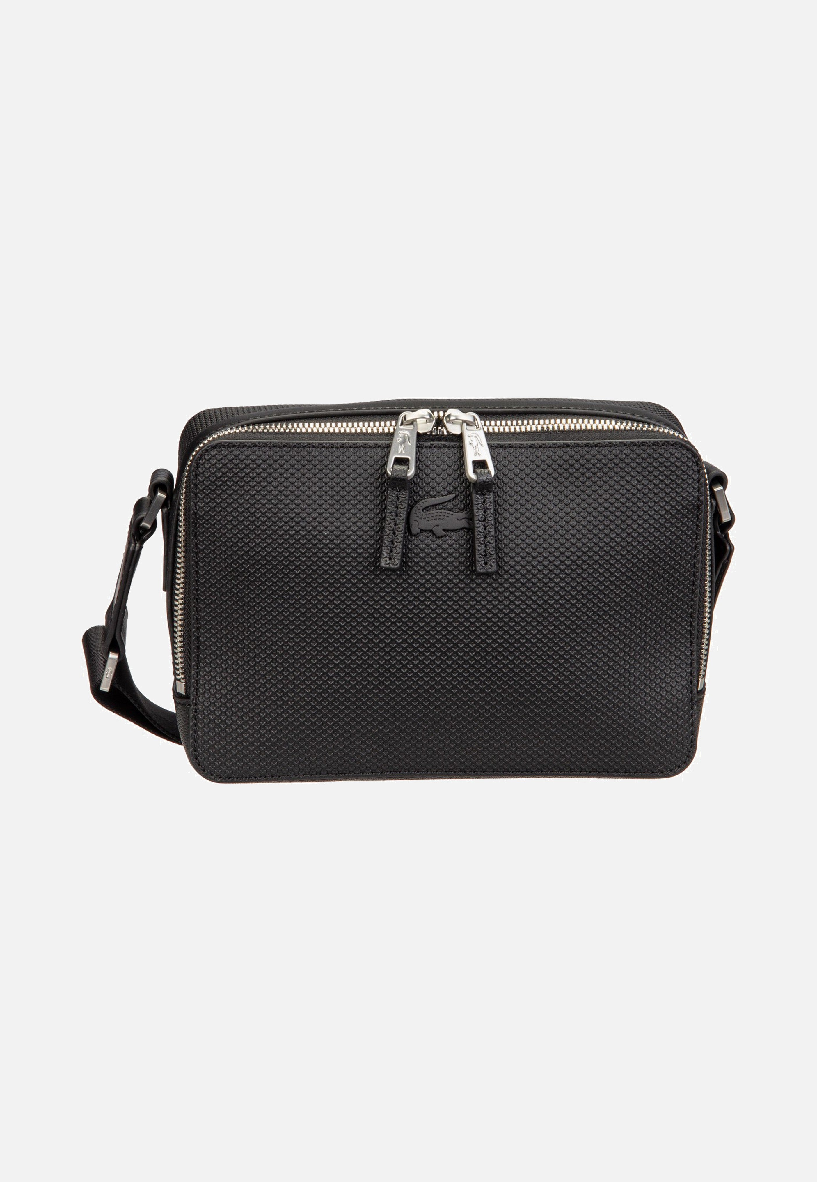 Lacoste - Chantaco Mini Leather NU4393CE Noir - Crossbody Bag | Men-Image