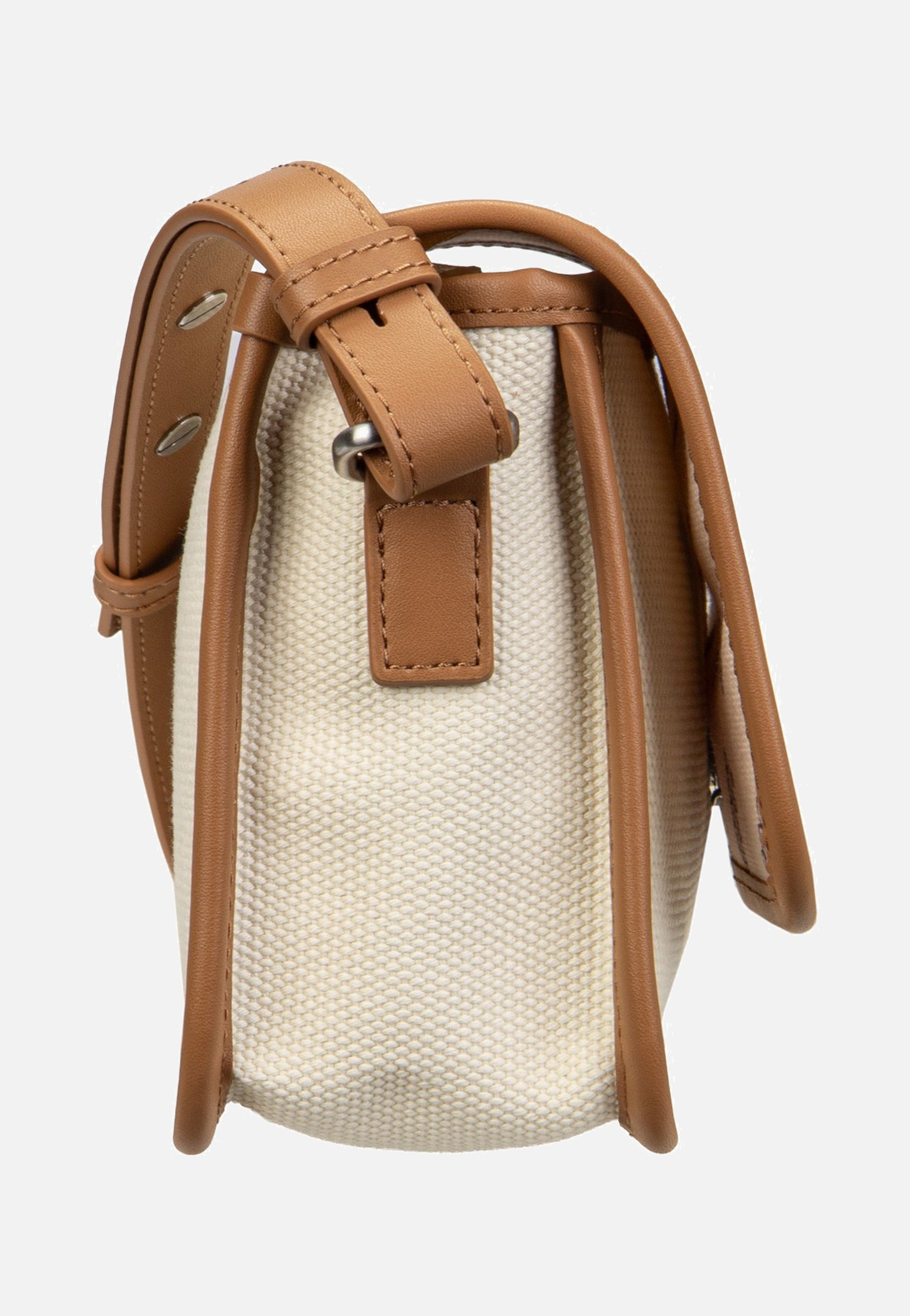 Lacoste Heritage Canvas Crossover Natural Tan Umhängetasche