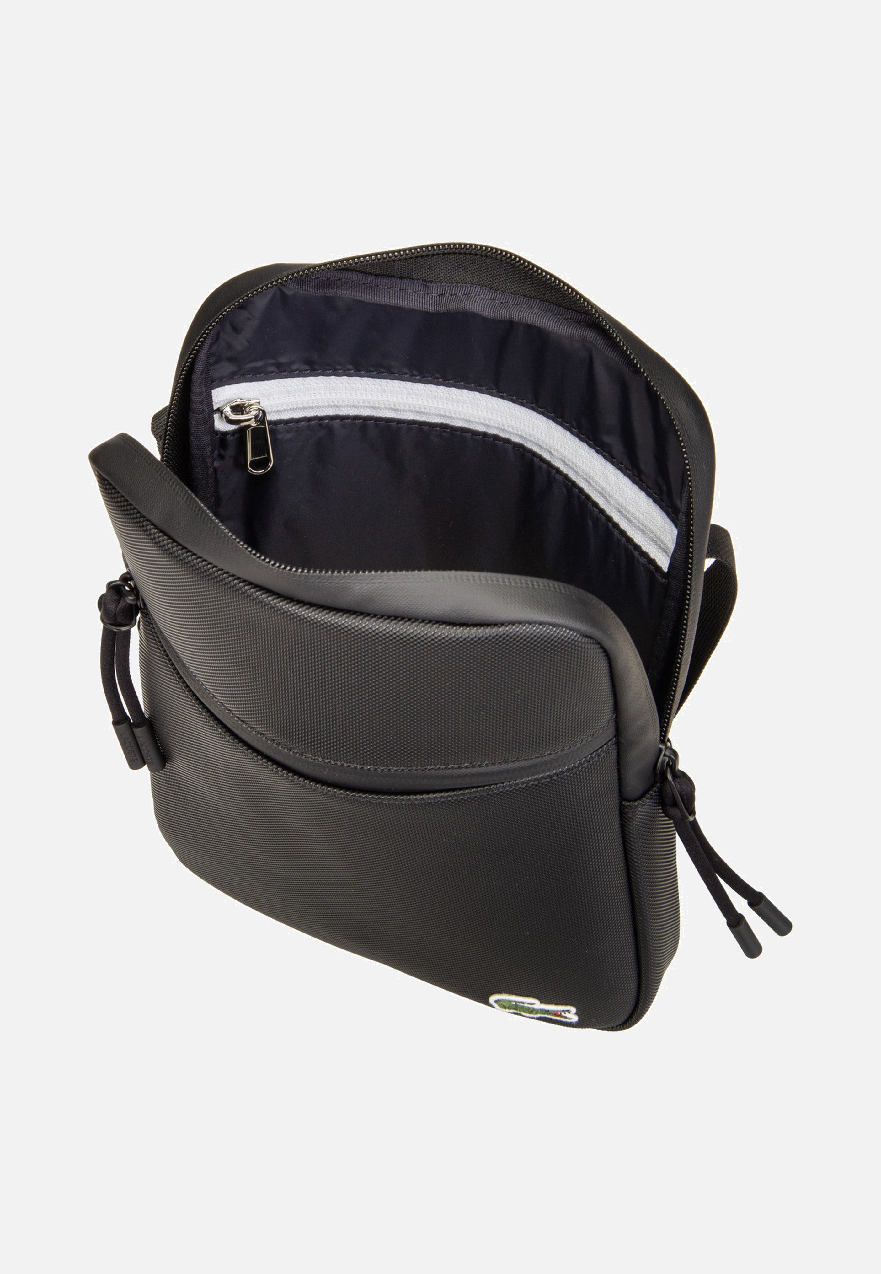 Lacoste LCST Flat Crossover 3308 Noir Umhängetasche