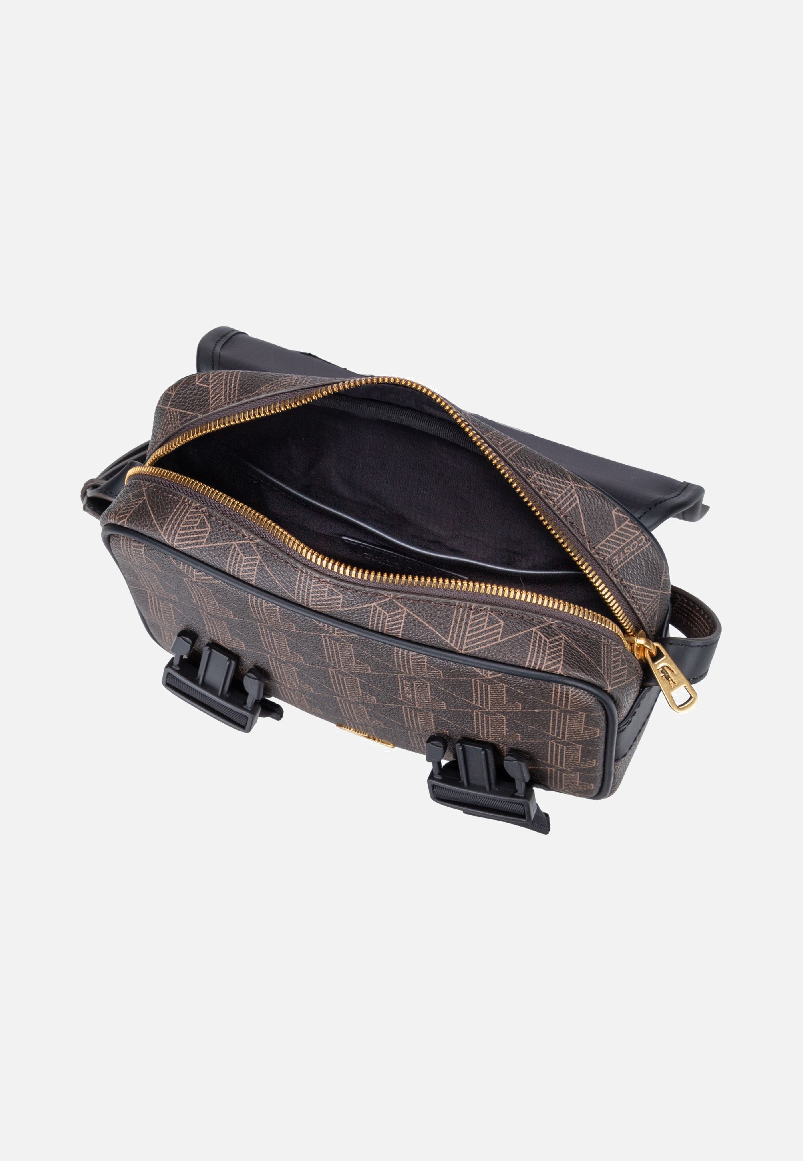 Lacoste The Blend Messenger Bag 5423 Mono Slate Black Shitake Crossbody Bag