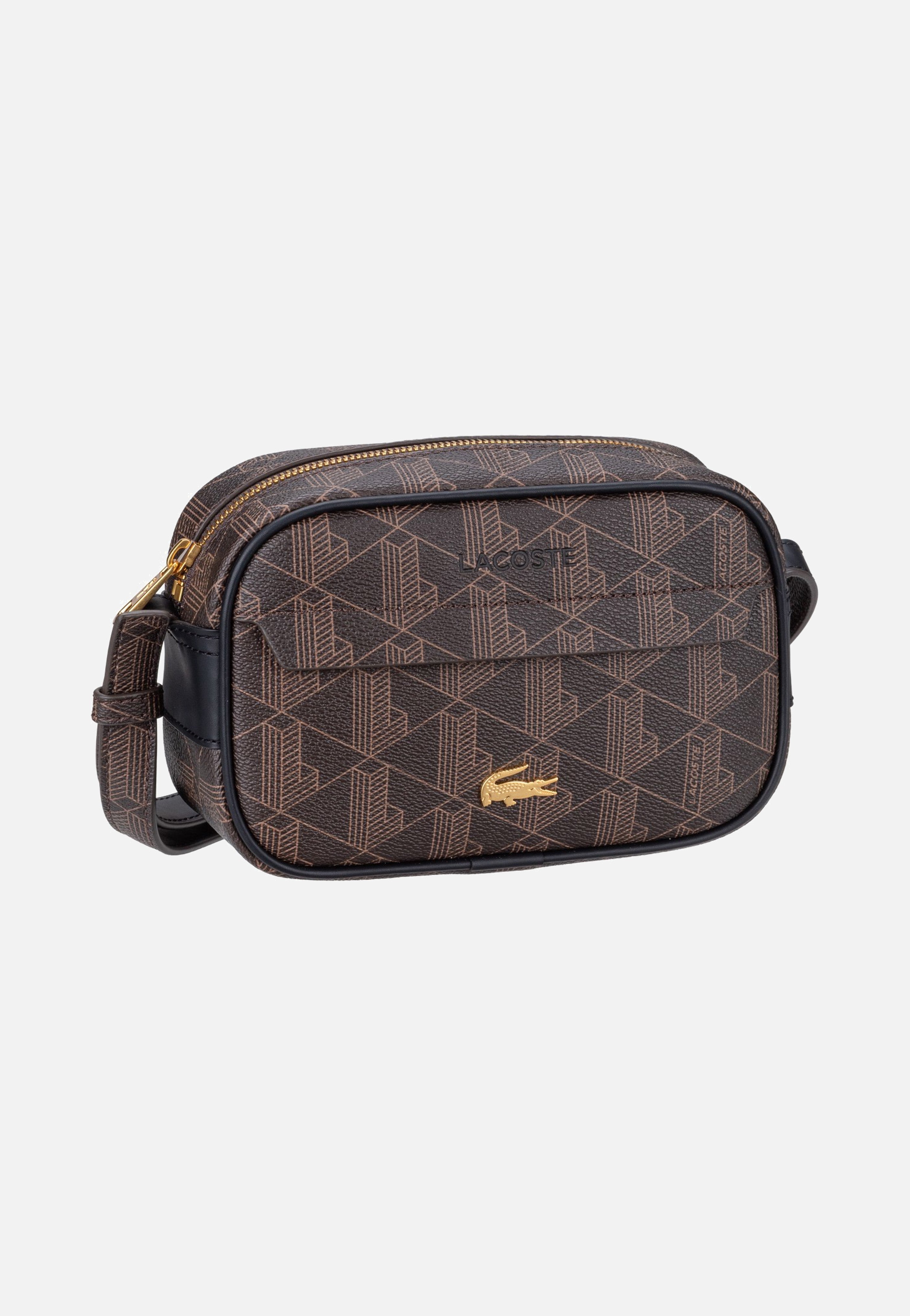 Lacoste The Blend S Reporter Bag 5421 Mono Slate Black Shitake Crossbody Bag