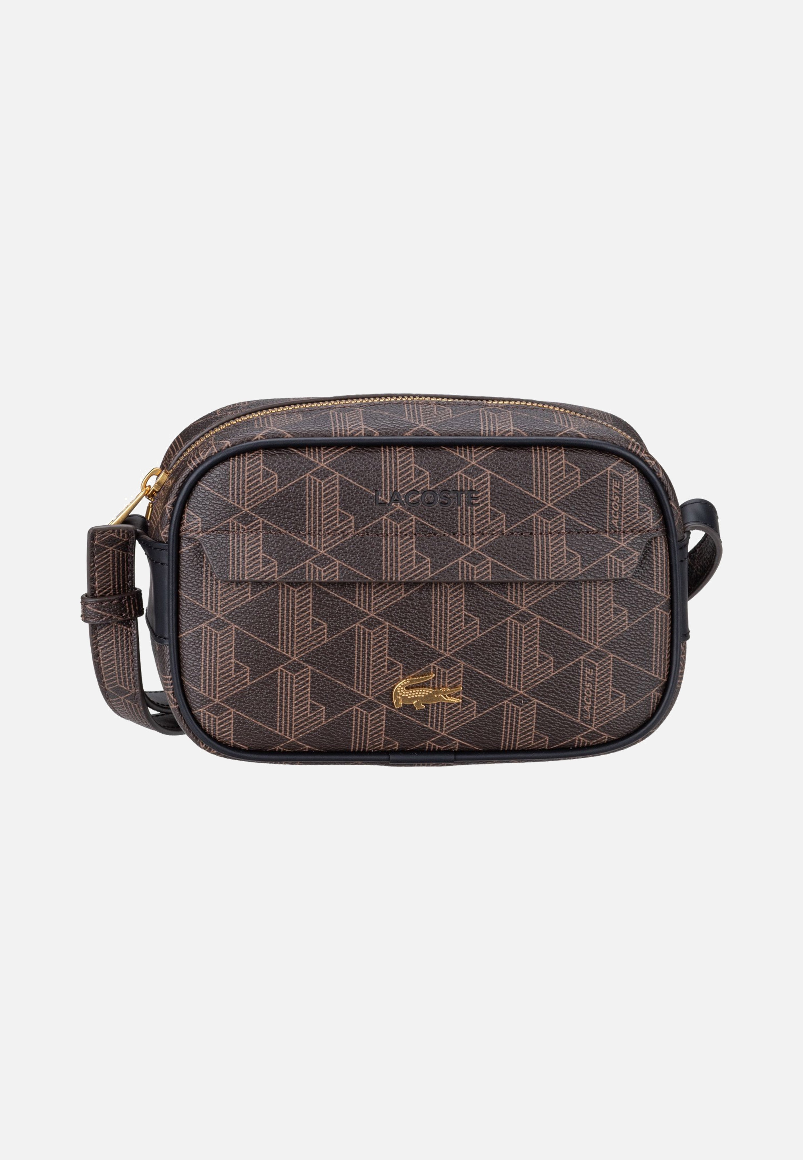 Lacoste The Blend S Reporter Bag 5421 Mono Slate Black Shitake Crossbody Bag