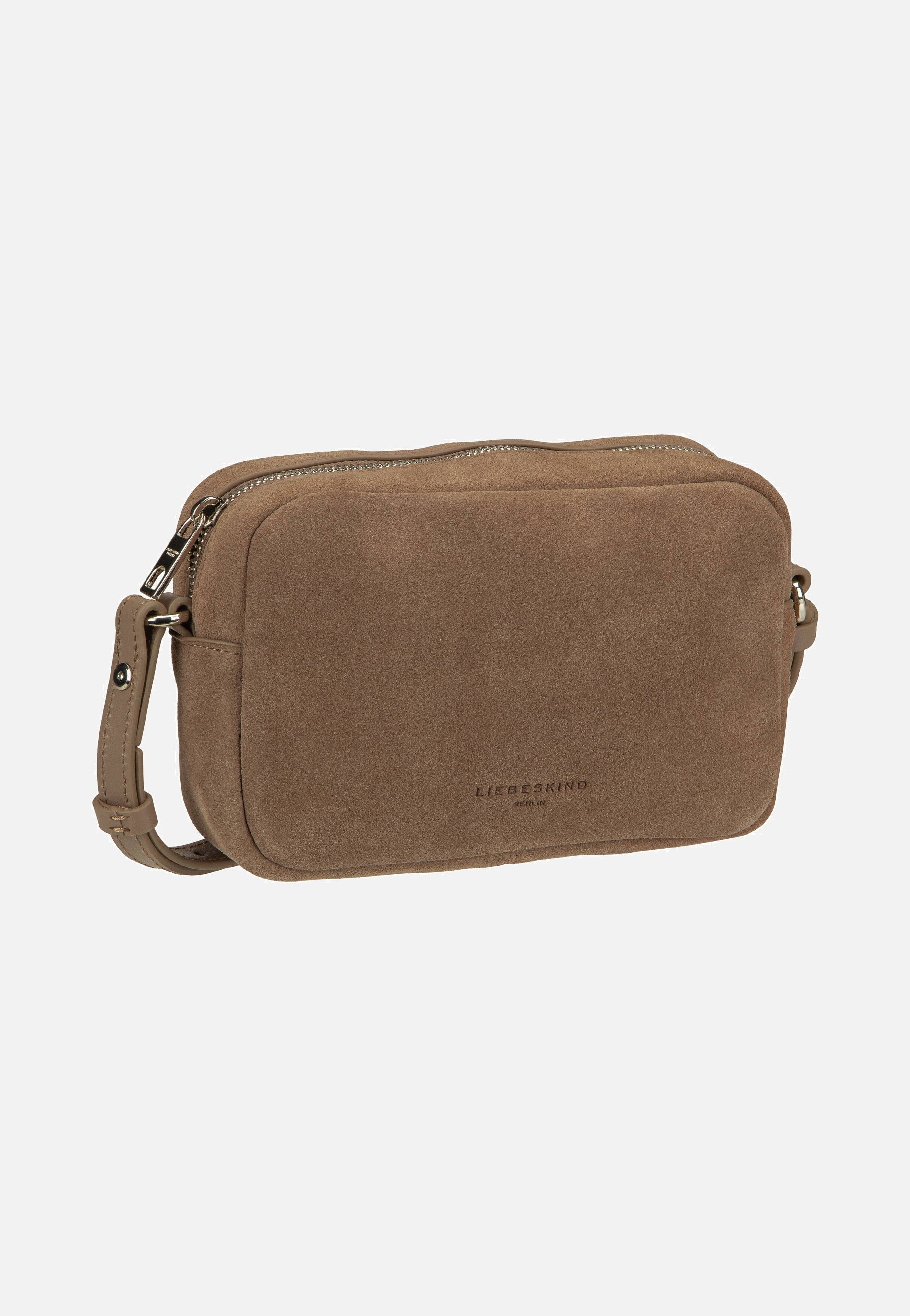 Liebeskind Berlin Ella Camera S Suede Neutral Gray Umhängetasche