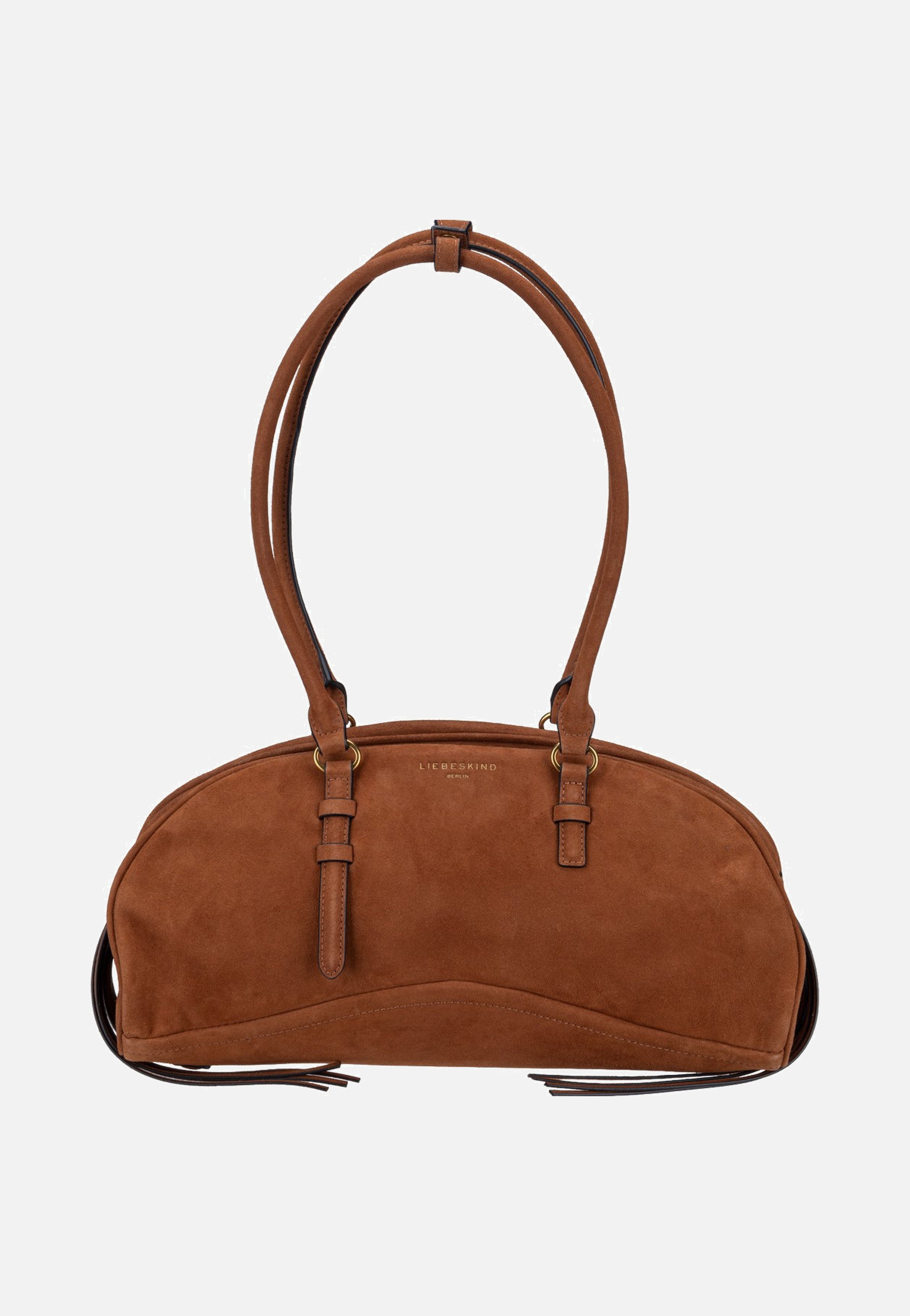 Liebeskind Berlin Capri Satchel M Suede Brown Satchel