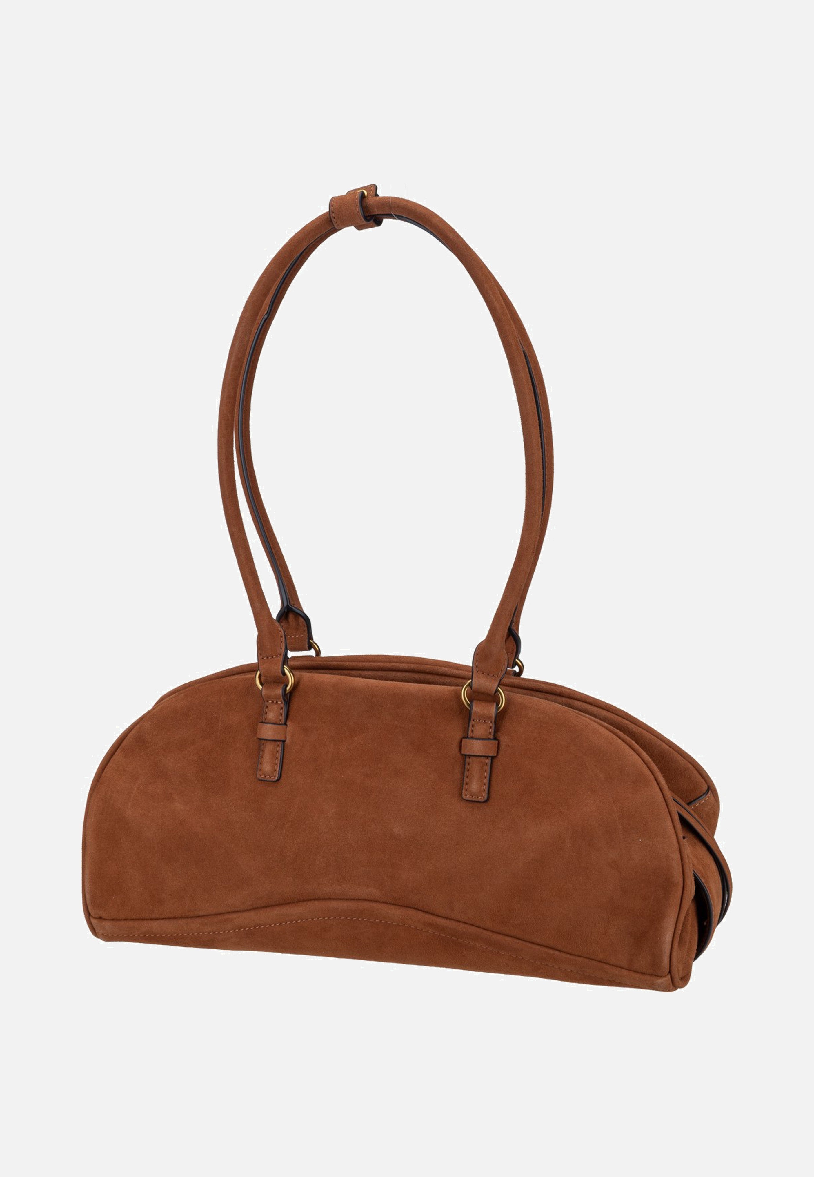 Liebeskind Berlin Capri Satchel M Suede Brown Satchel