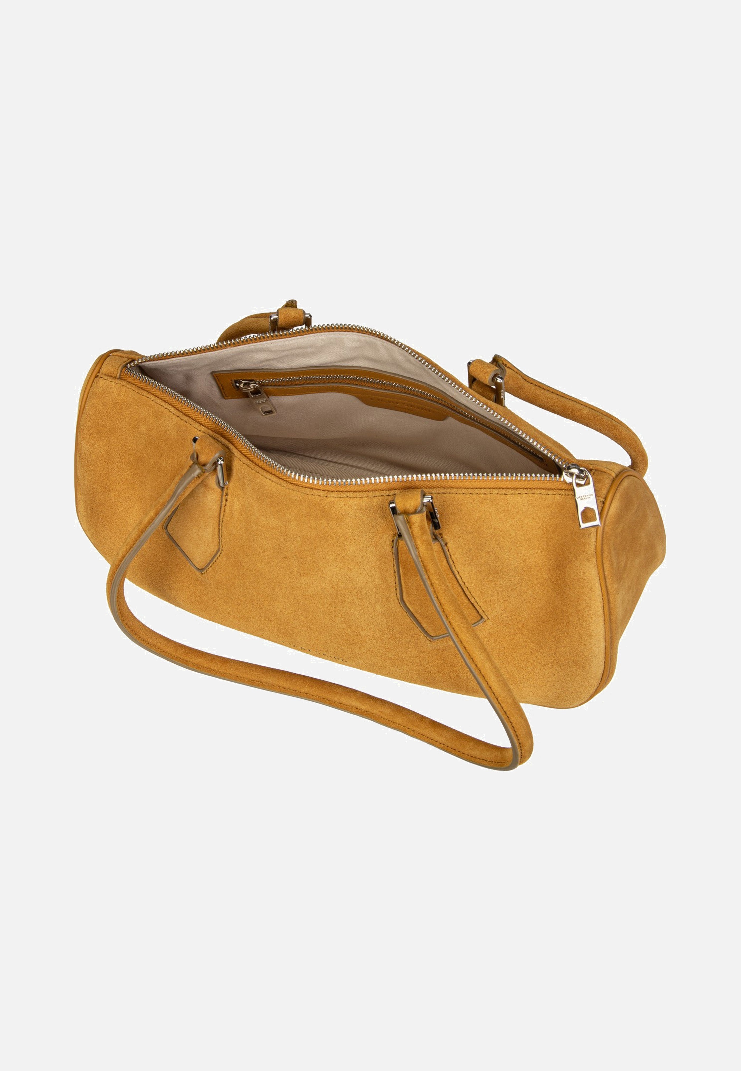Liebeskind Berlin Cecile Satchel M Suede Honey Suede Satchel