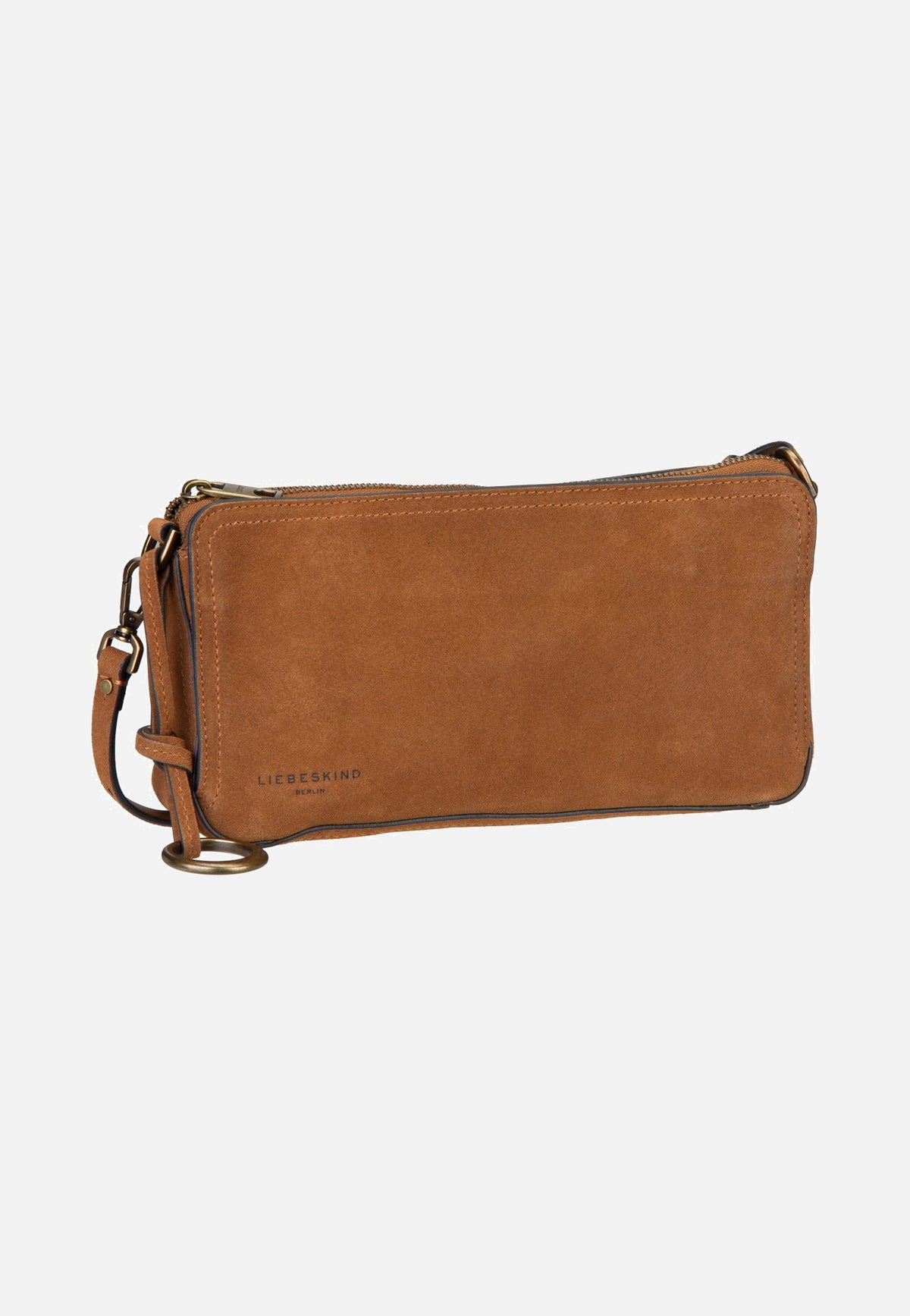Liebeskind Berlin Clarice II Crossbody M Hydro Suede Brown Crossbody Bag