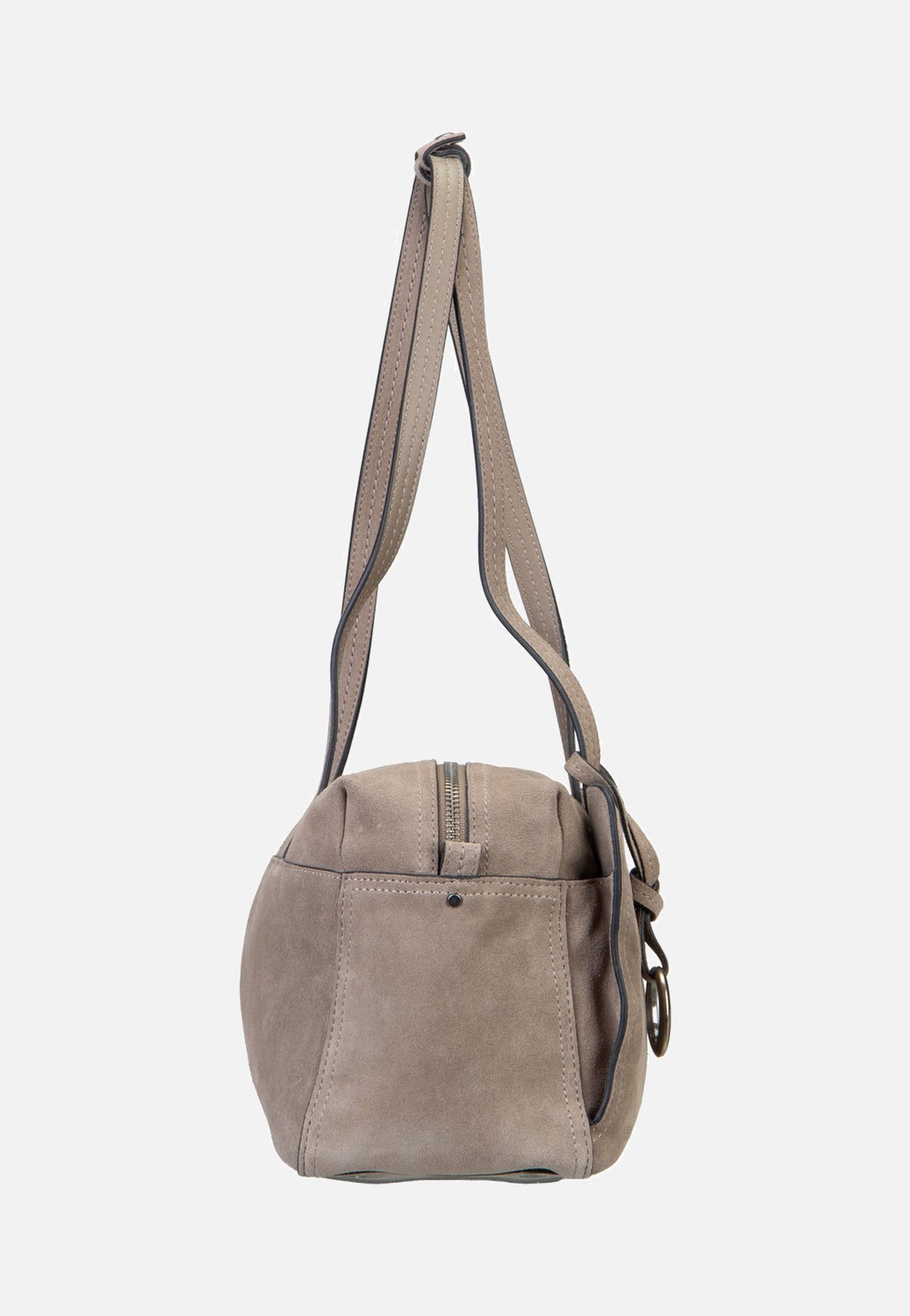 Liebeskind Berlin Clarice II Satchel M Hydro Suede Neutral Grey Satchel