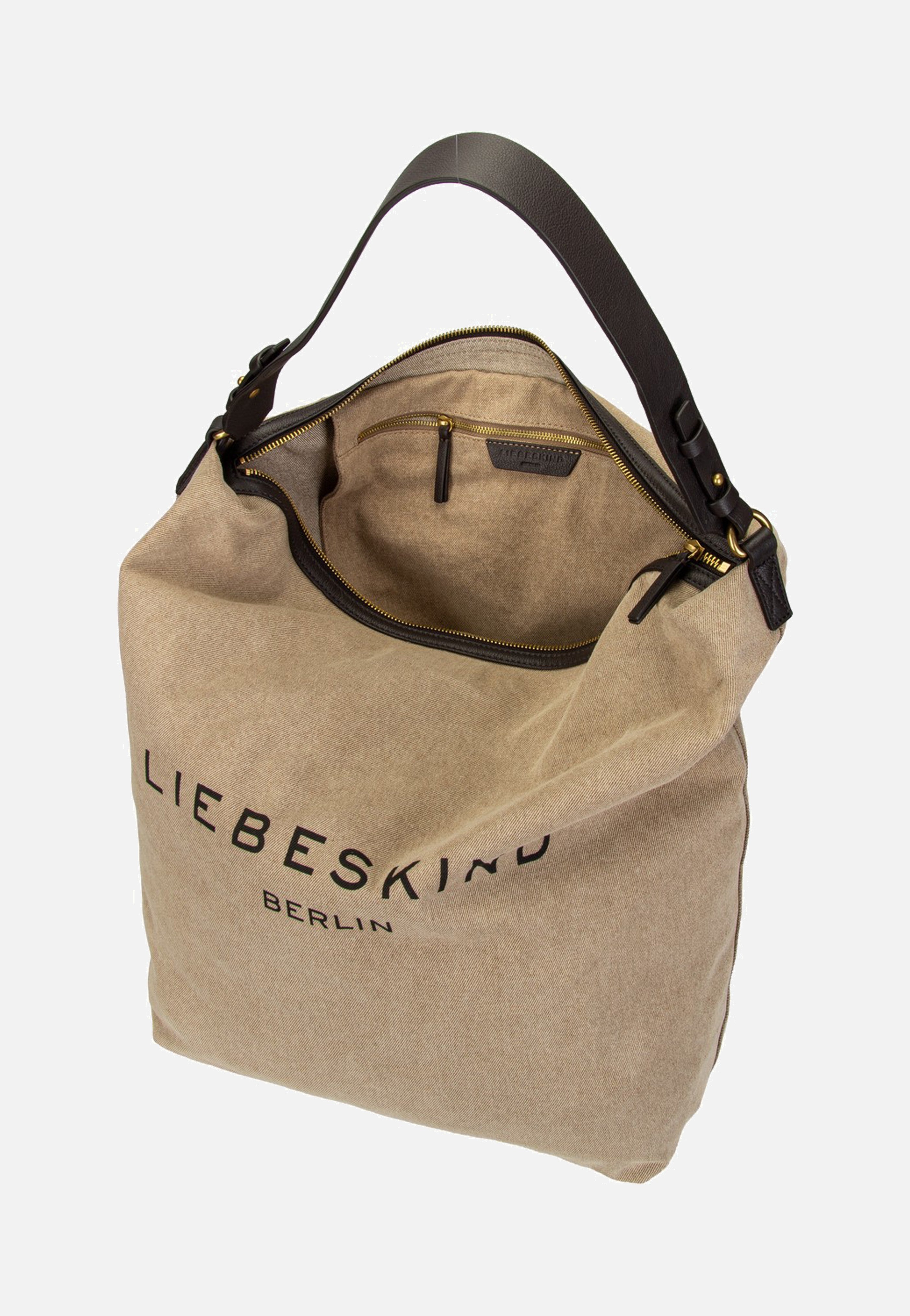 Liebeskind Berlin Clea Hobo L Denim Beige Hobo Bag