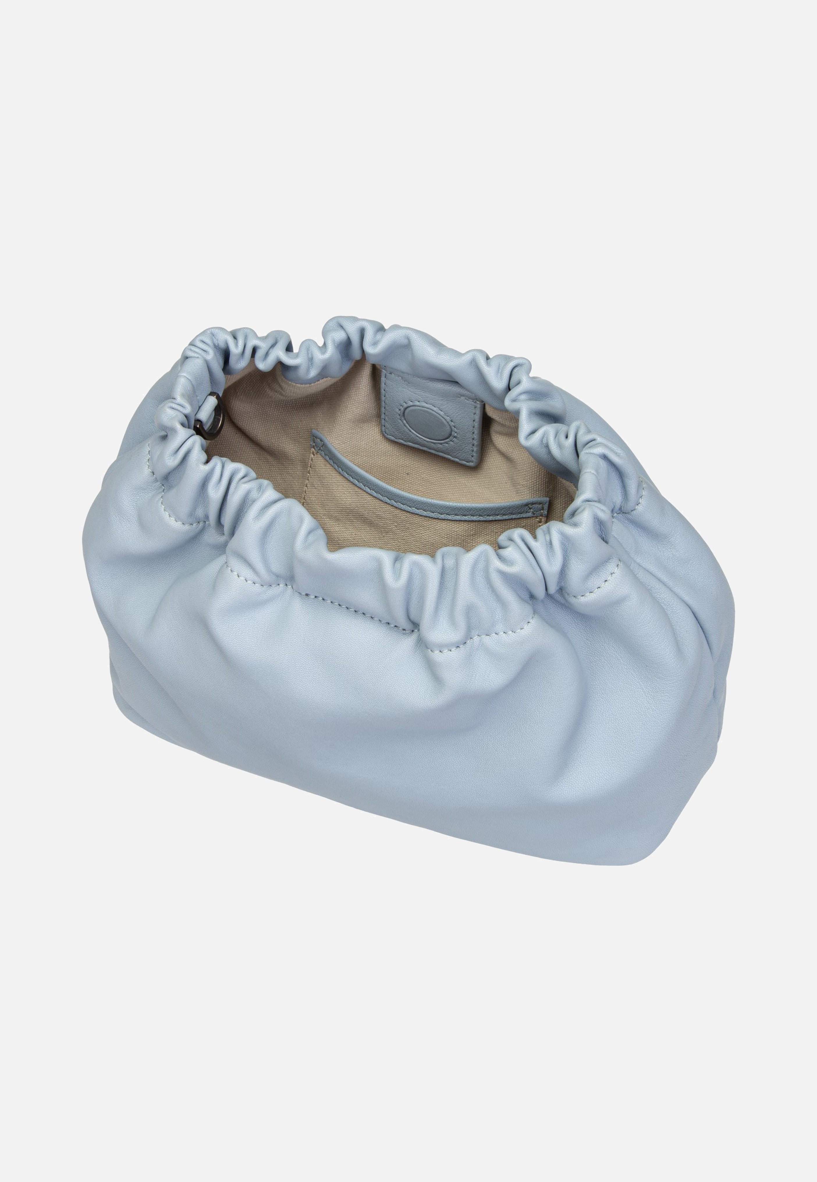 Liebeskind Berlin Cloud II Hobo S Sheep Natural Blue Denim Hobo Bag