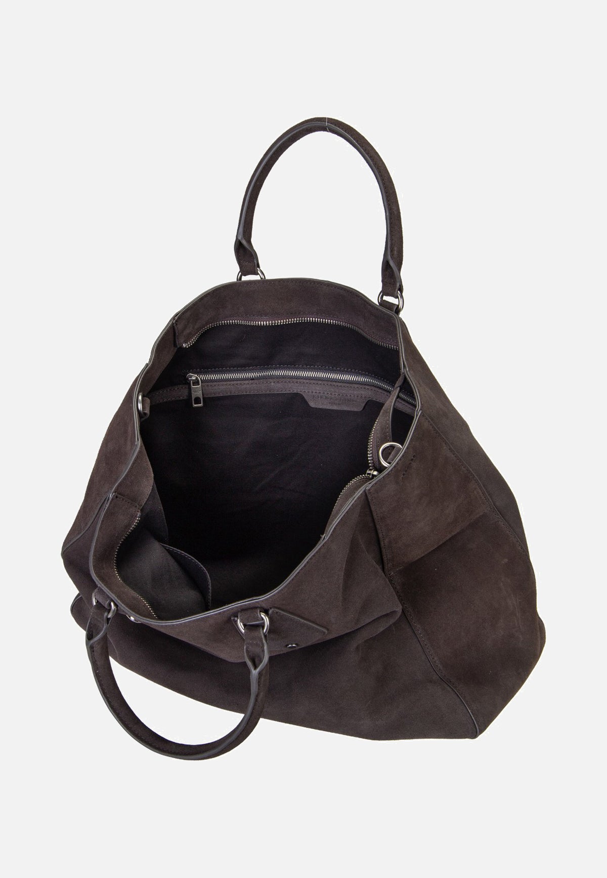 Liebeskind Berlin Cora L Suede Deep Soil Satchel