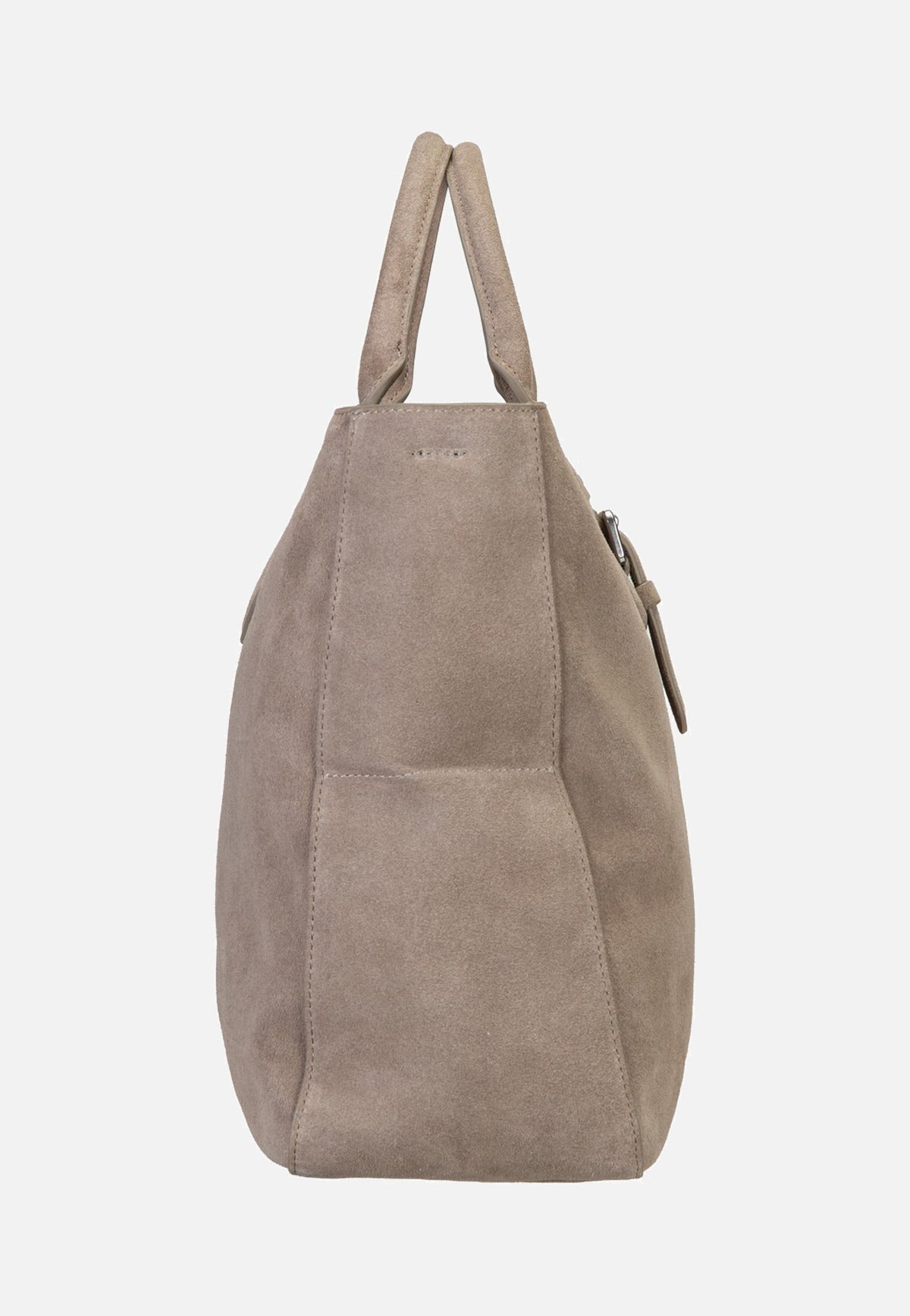 Liebeskind Berlin Cora L Suede Neutral Grey Satchel