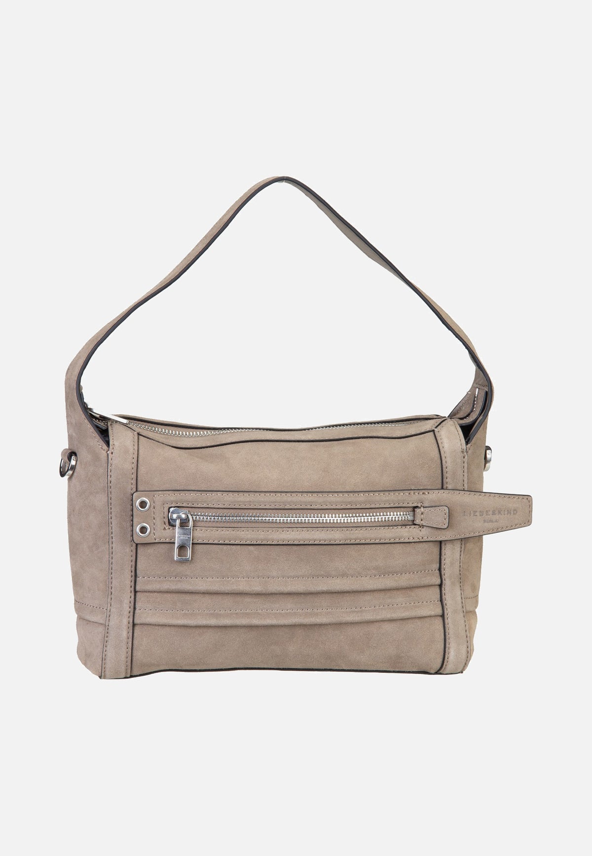 Liebeskind Berlin Delia Crossbody S Suede Neutral Grey Crossbody Bag