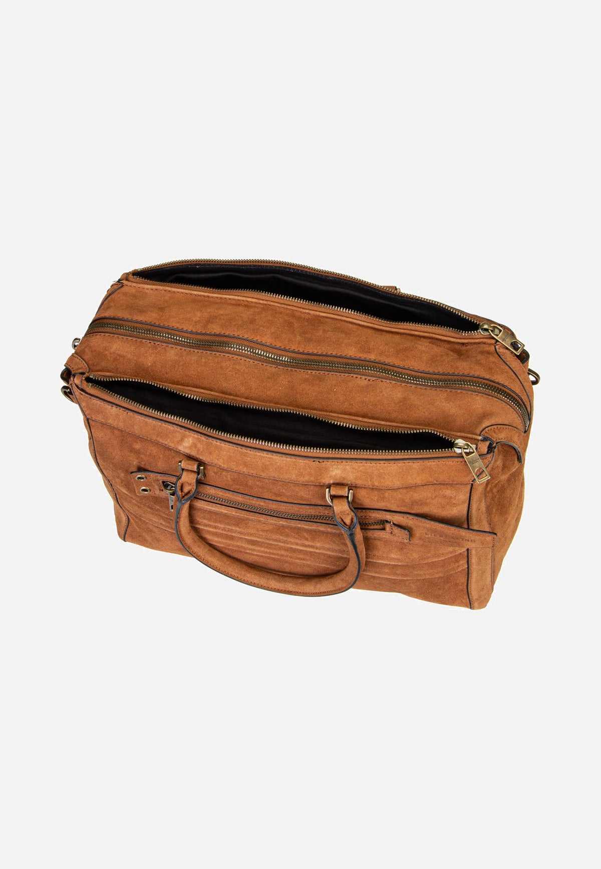 Liebeskind Berlin Delia Satchel M Suede Brown Satchel