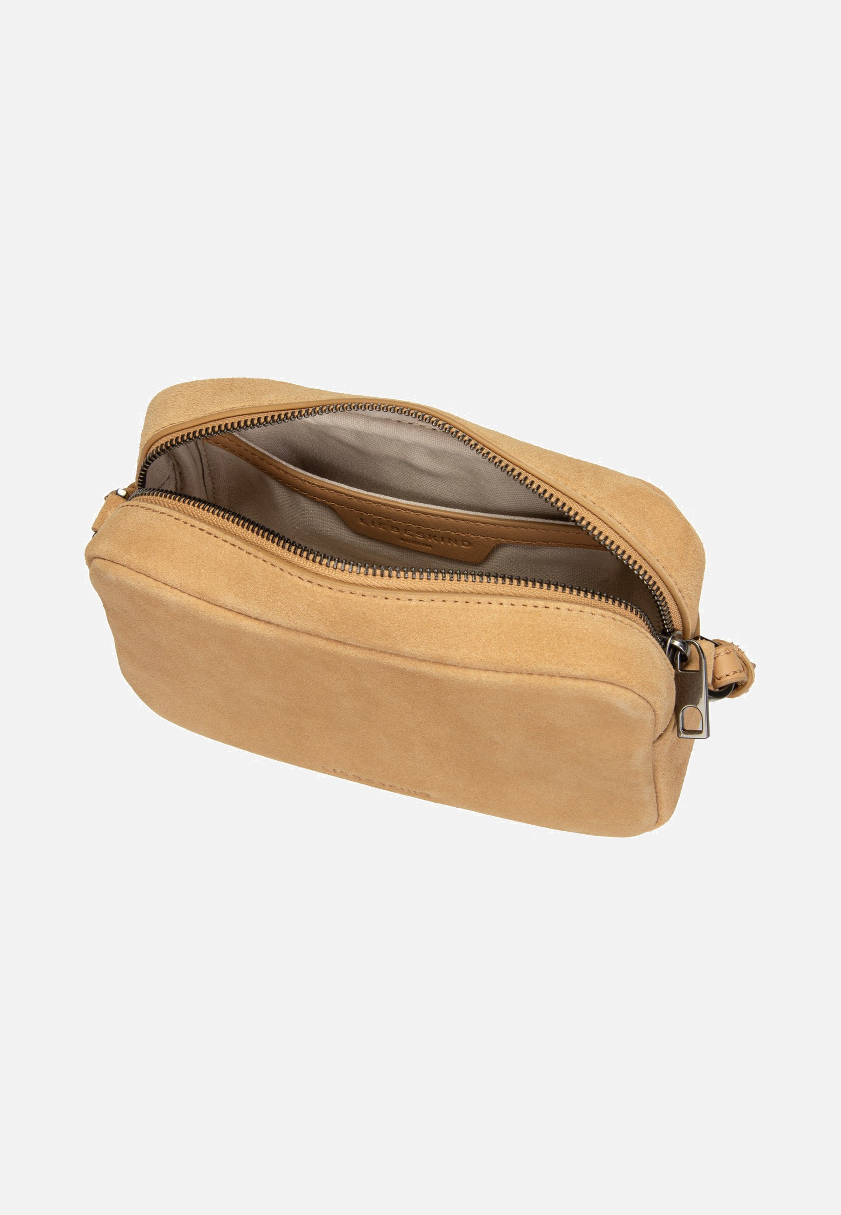 Liebeskind Berlin Ella Crossbody S Hydro Suede Light Tan Suede Umhängetasche