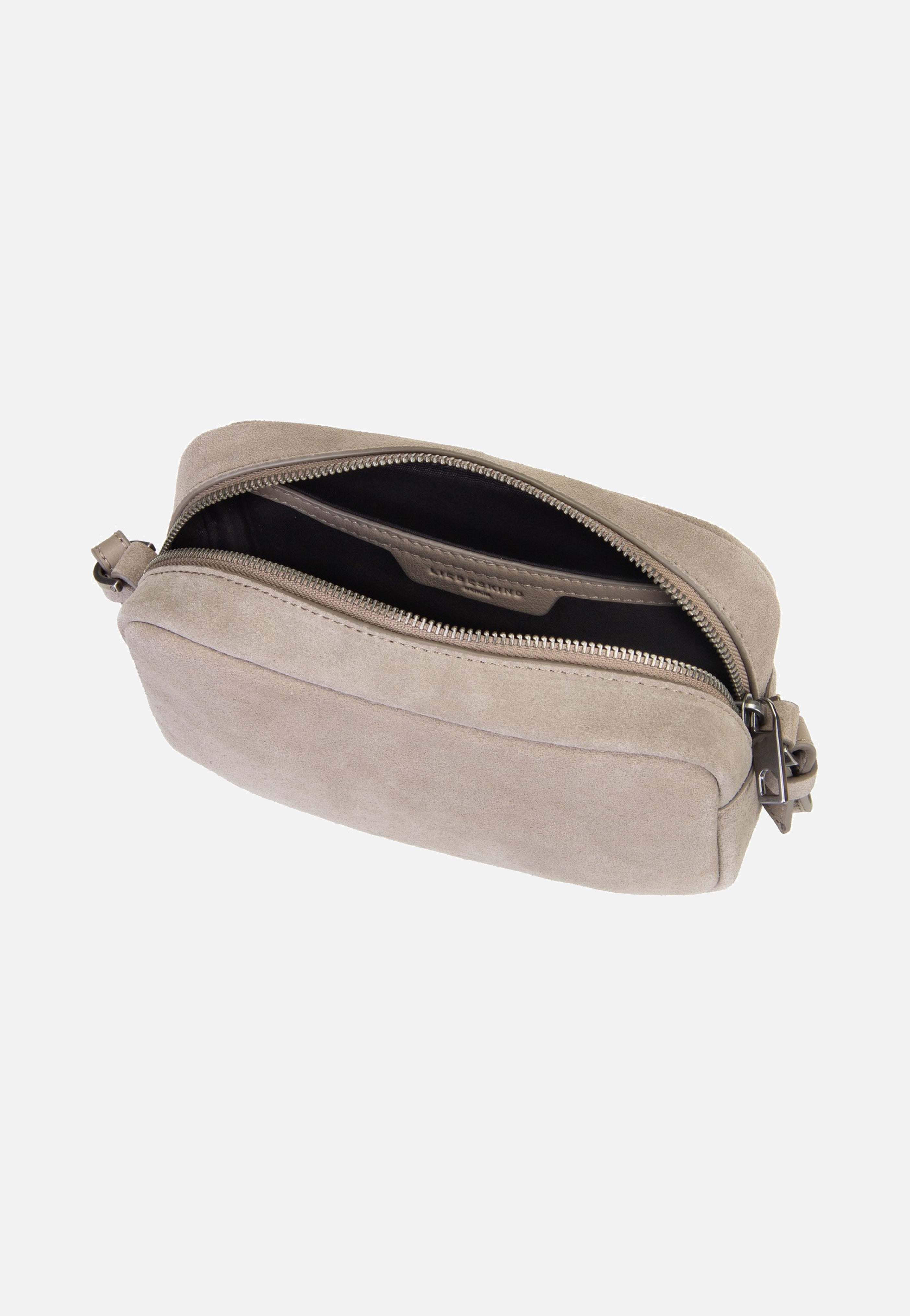Liebeskind Berlin Ella Crossbody S Hydro Suede Neutral Grey Crossbody Bag