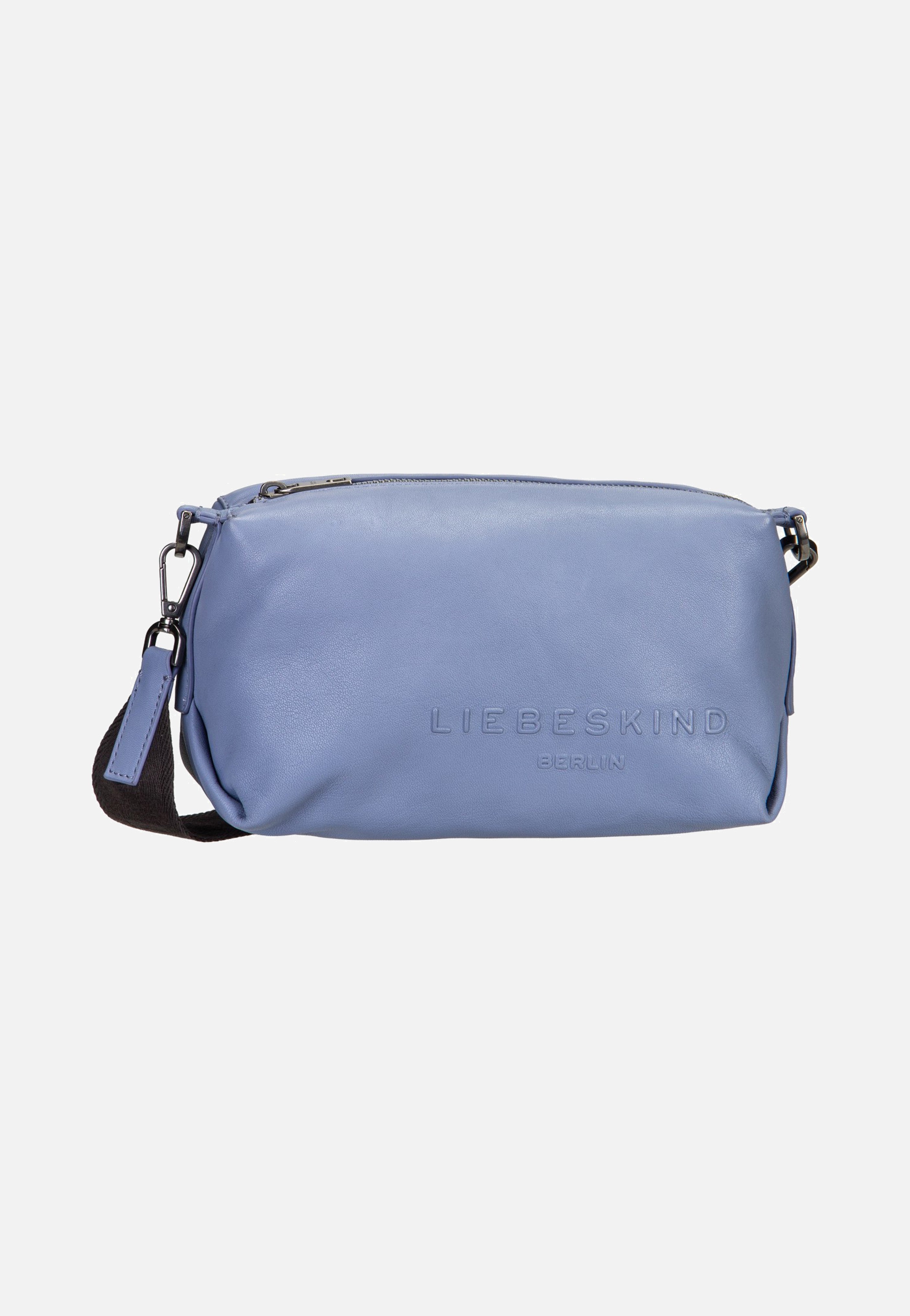 Liebeskind Berlin Elvira Camera S Sheep Natural Flower Blue Crossbody Bag