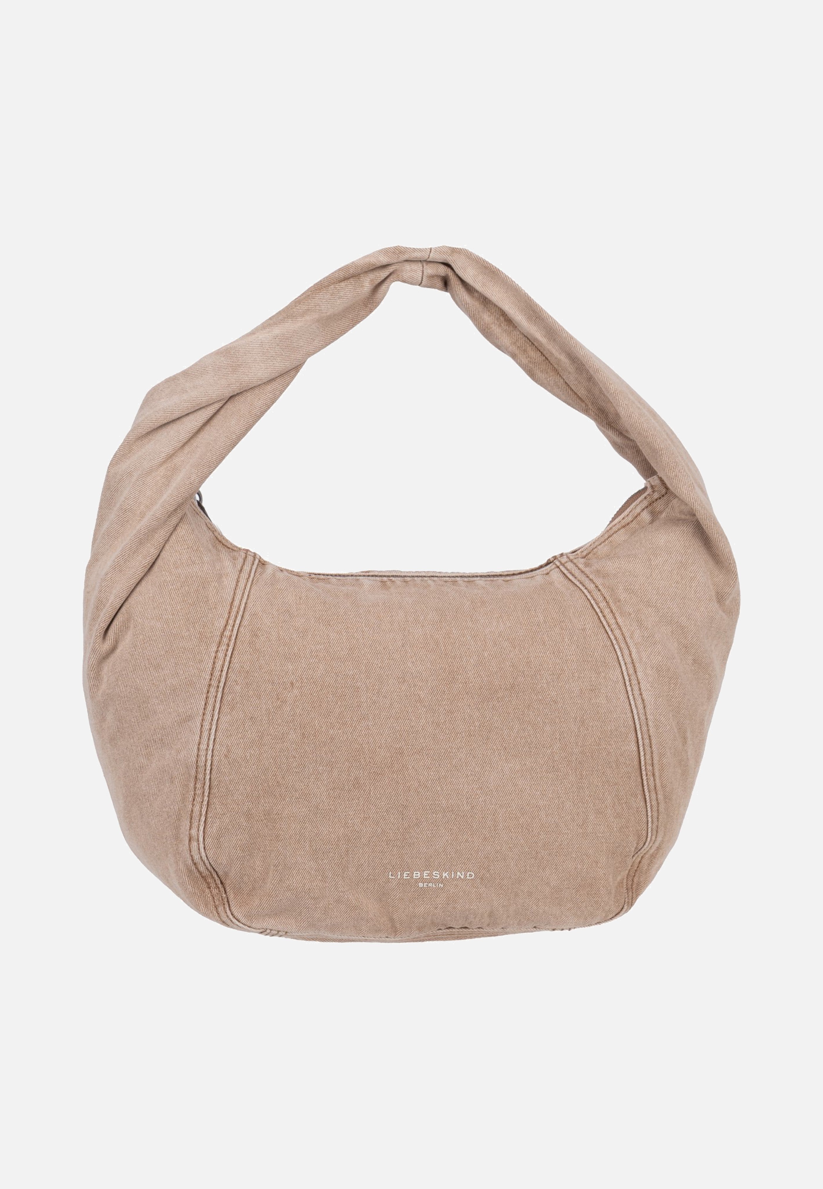 Liebeskind Berlin Farrah II Hobo M Denim Beige Hobo Bag