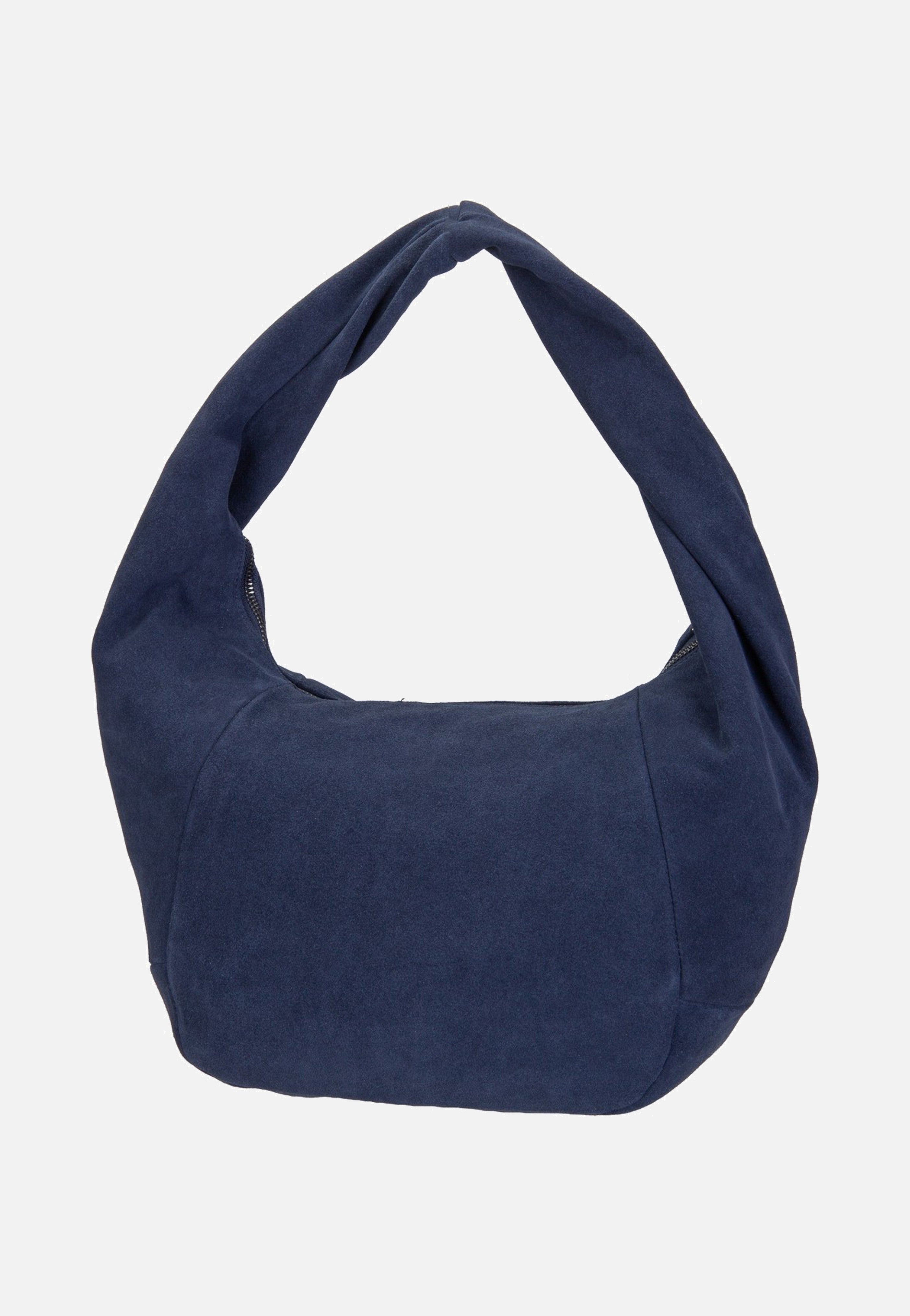 Liebeskind Berlin Farrah II Hobo M Hydro Suede Peacoat Hobo Bag