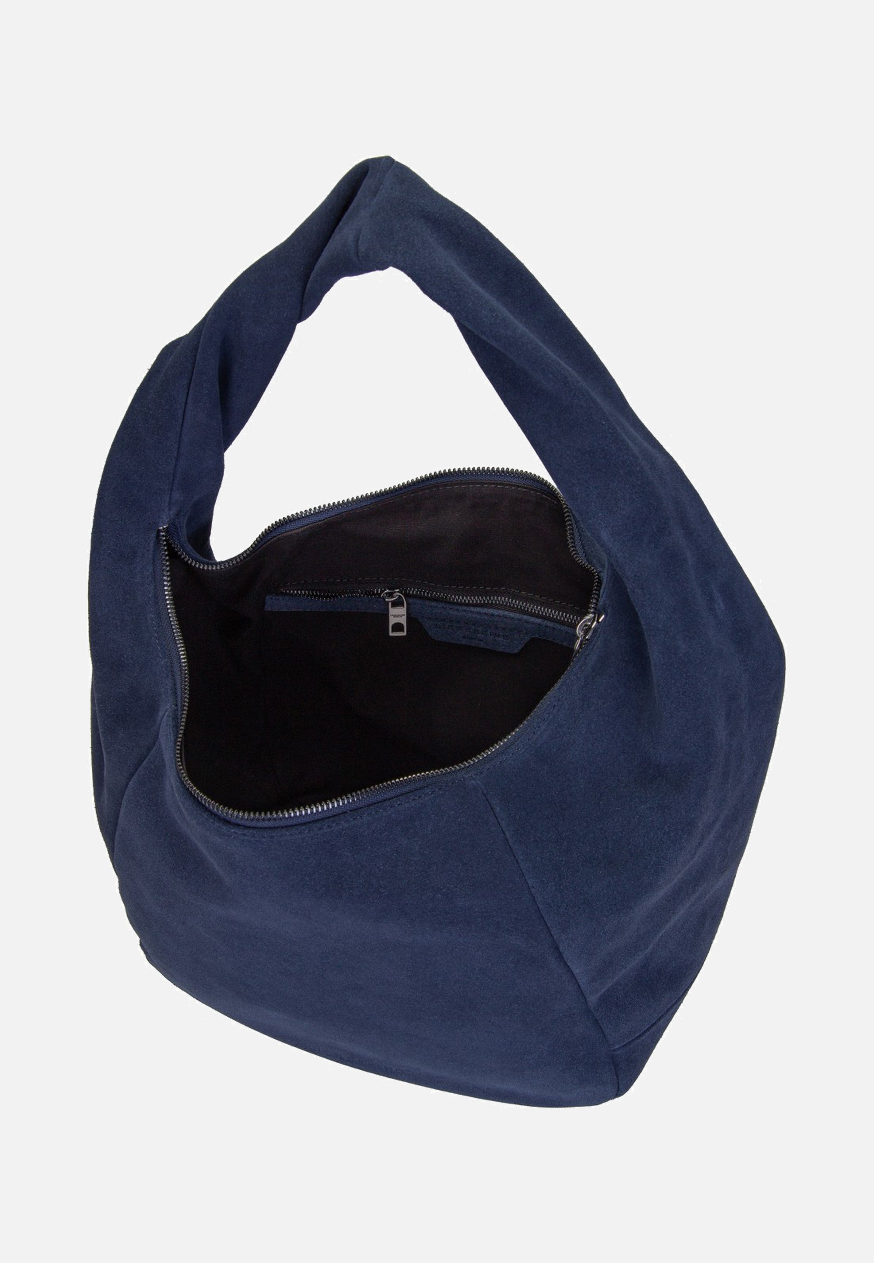 Liebeskind Berlin Farrah II Hobo M Hydro Suede Peacoat Hobo Bag