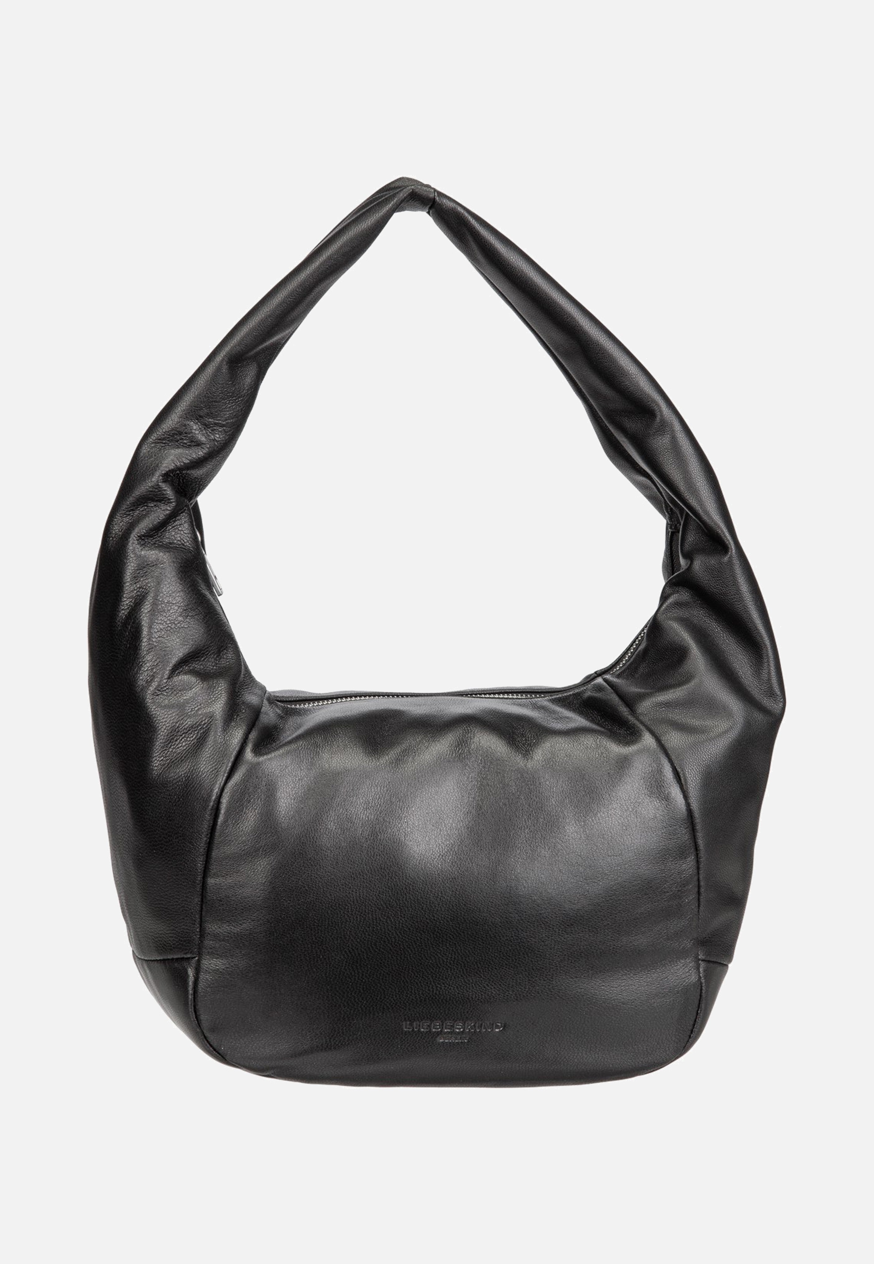 Liebeskind Berlin Farrah M Vintage Goat Black Hobo Bag