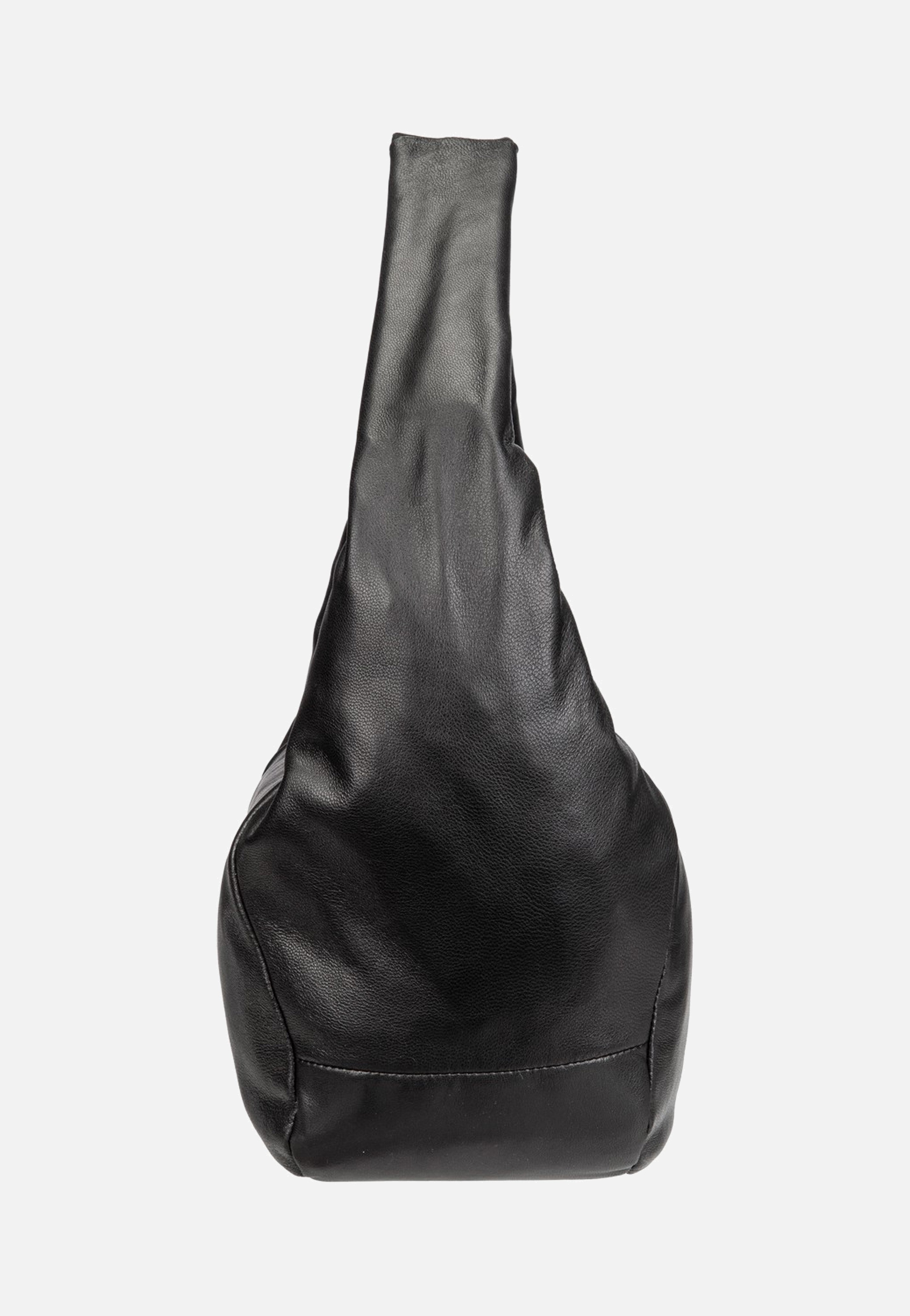 Liebeskind Berlin Farrah M Vintage Goat Black Hobo Bag
