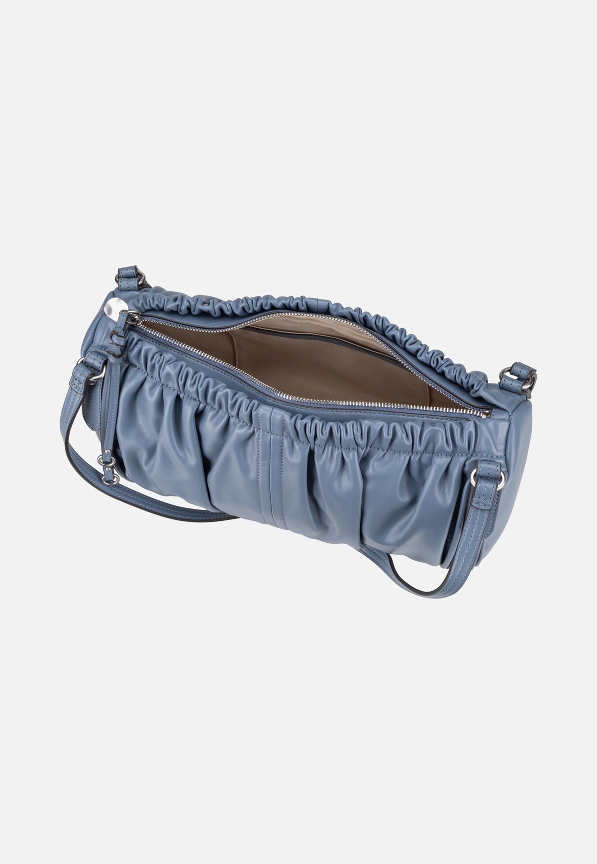 Liebeskind Berlin Faye M Vintage Goat Flower Blue Satchel