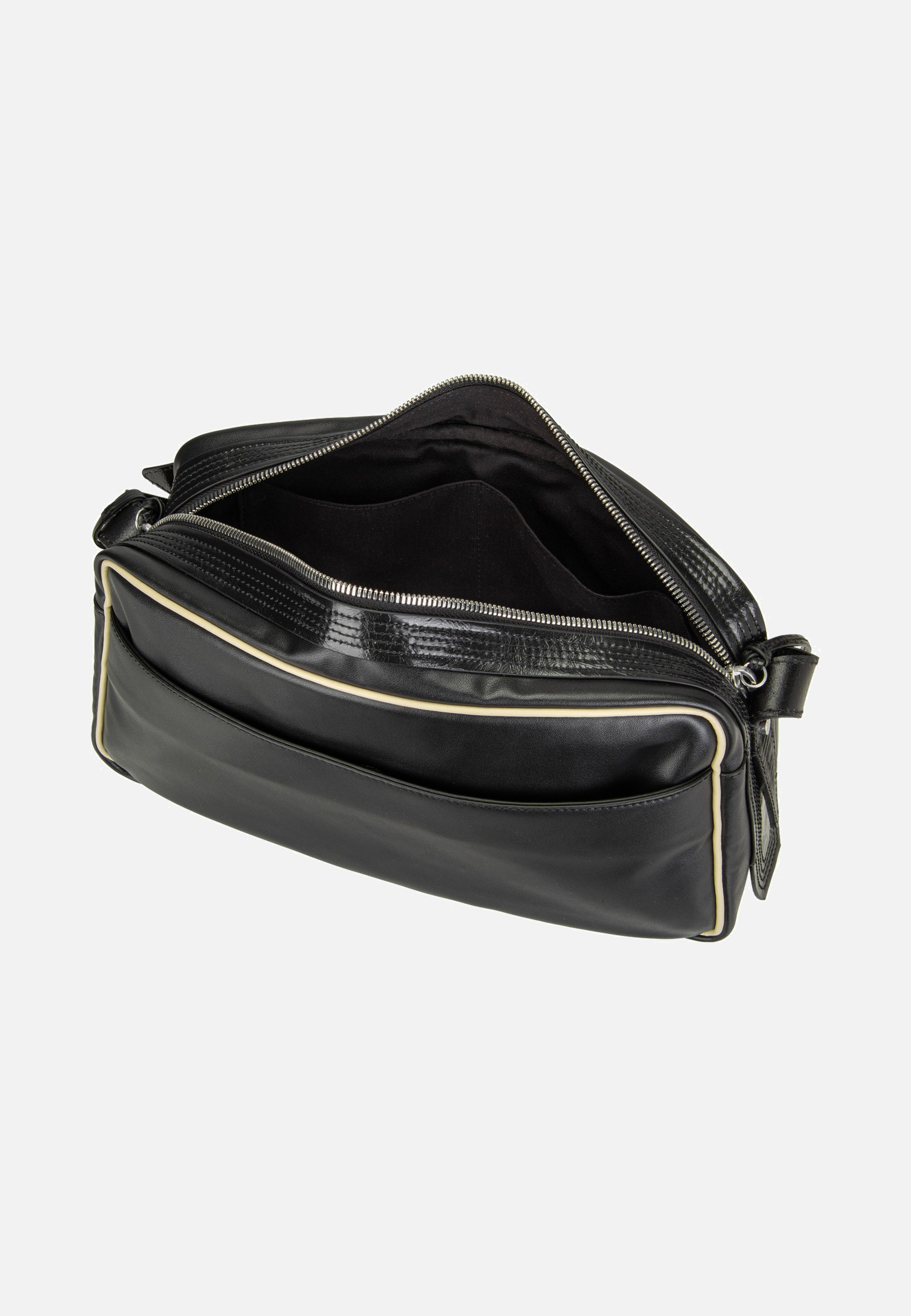 Liebeskind Berlin Juno Satchel M Soft Calf Black Crossbody Bag
