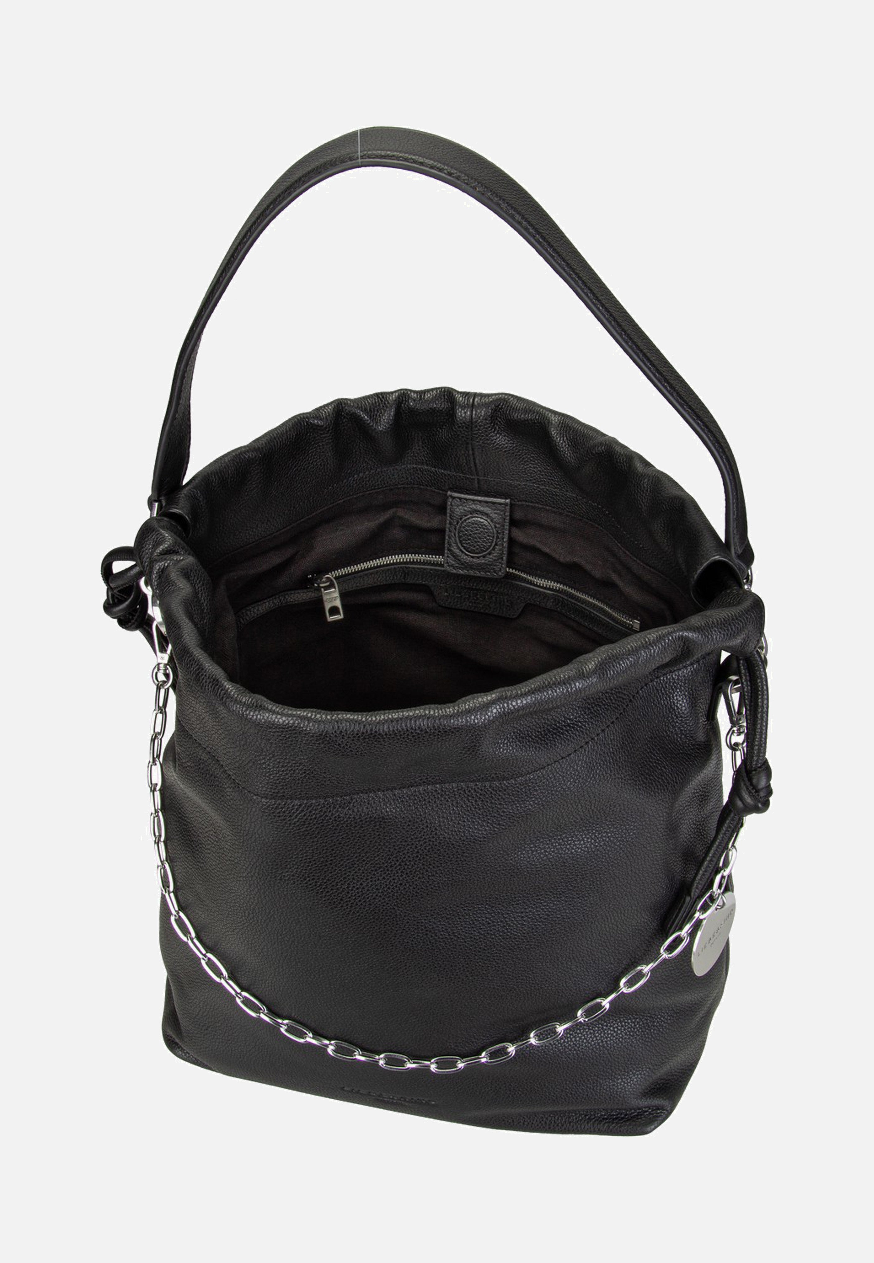 Liebeskind Berlin Lya II Hobo M Small Pebble Black Bucket Bag